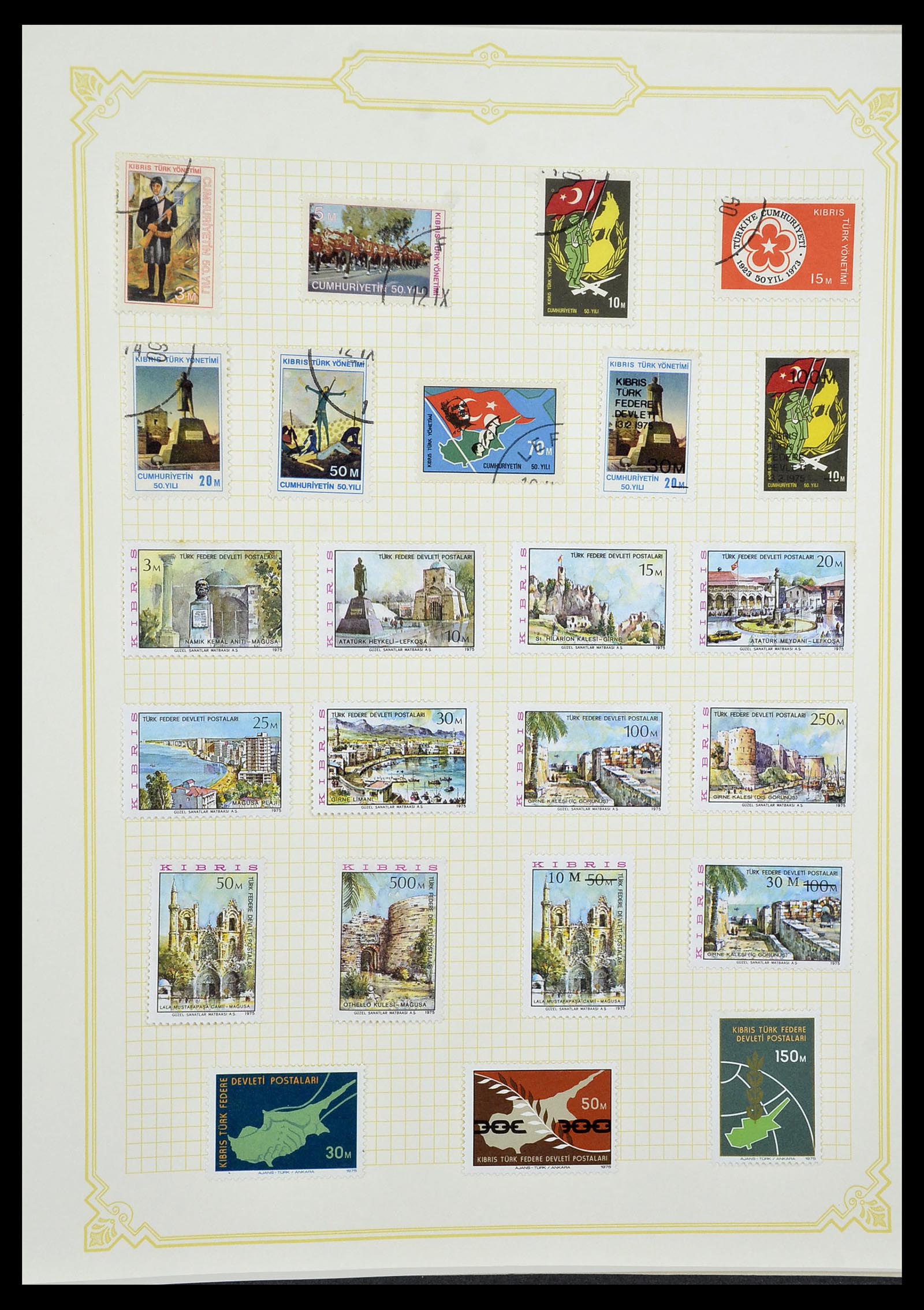 34335 093 - Postzegelverzameling 34335 Cyprus 1880-2012!