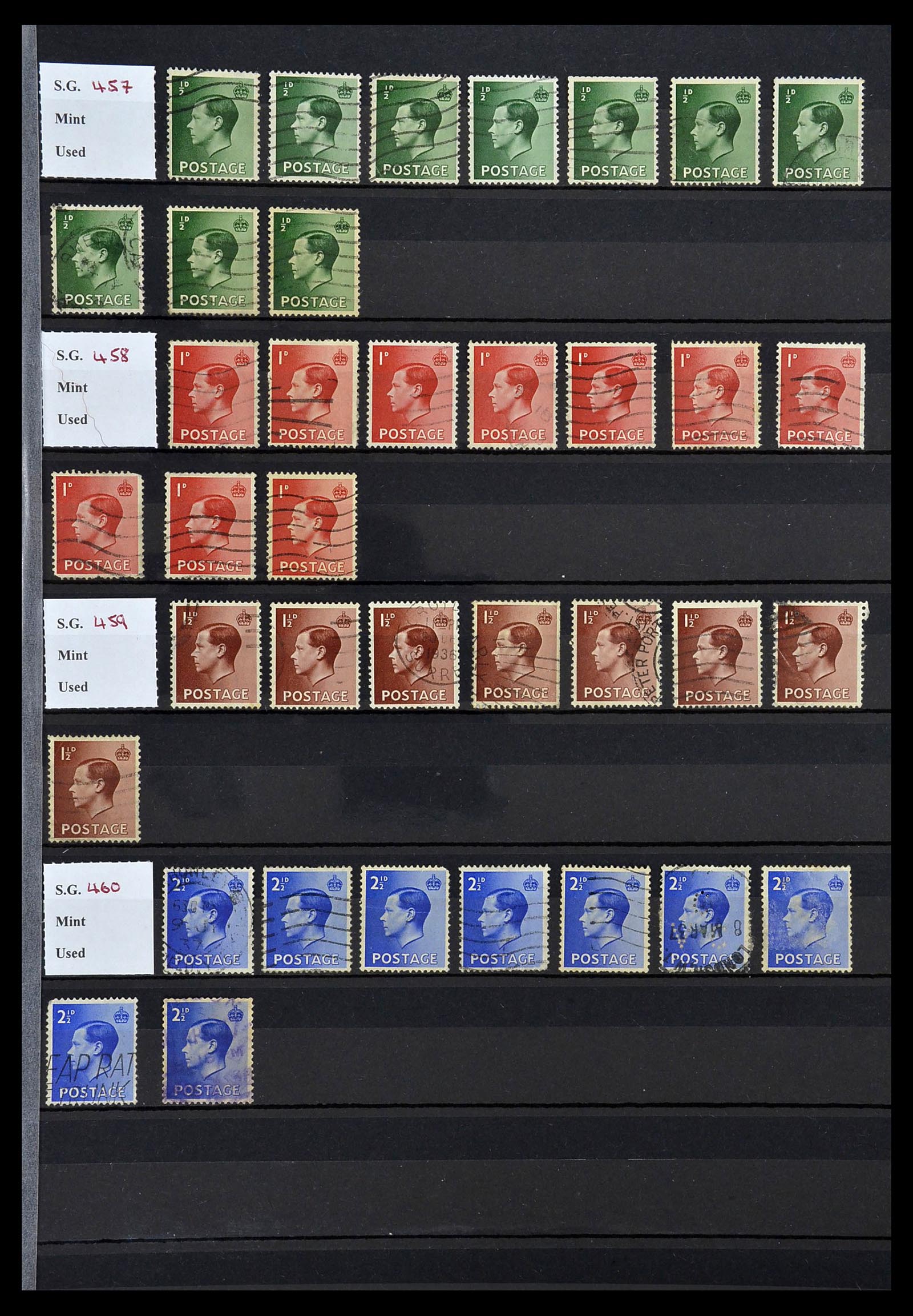 34336 001 - Postzegelverzameling 34336 Engeland 1870-1970.