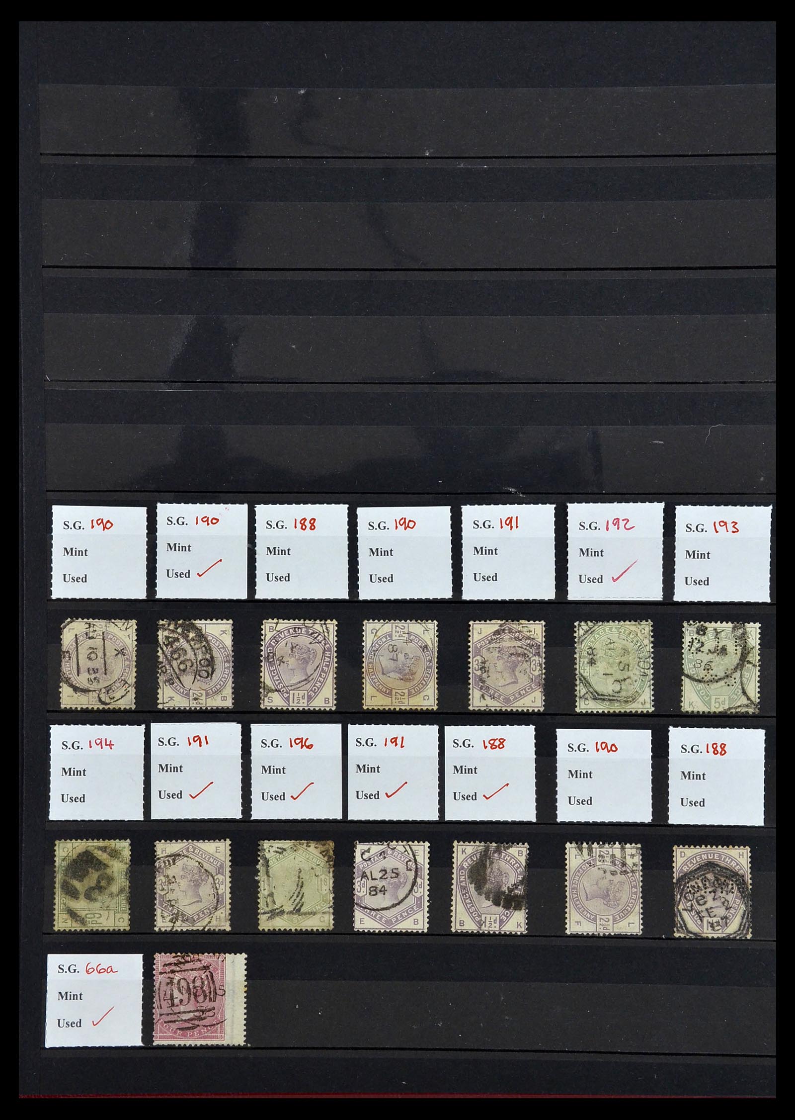 34336 012 - Postzegelverzameling 34336 Engeland 1870-1970.