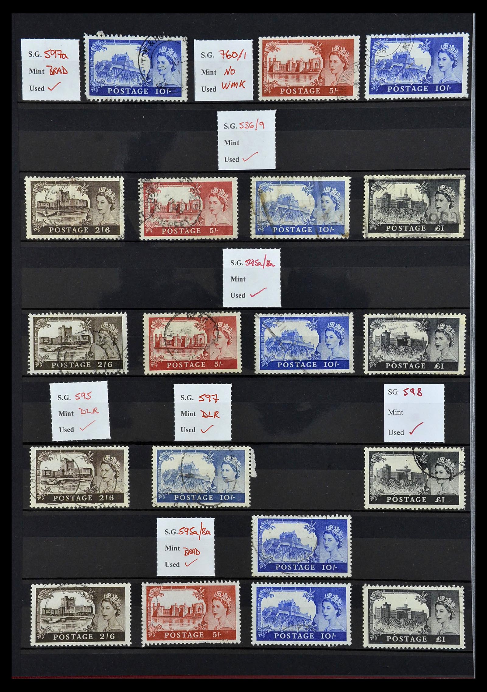 34336 014 - Postzegelverzameling 34336 Engeland 1870-1970.