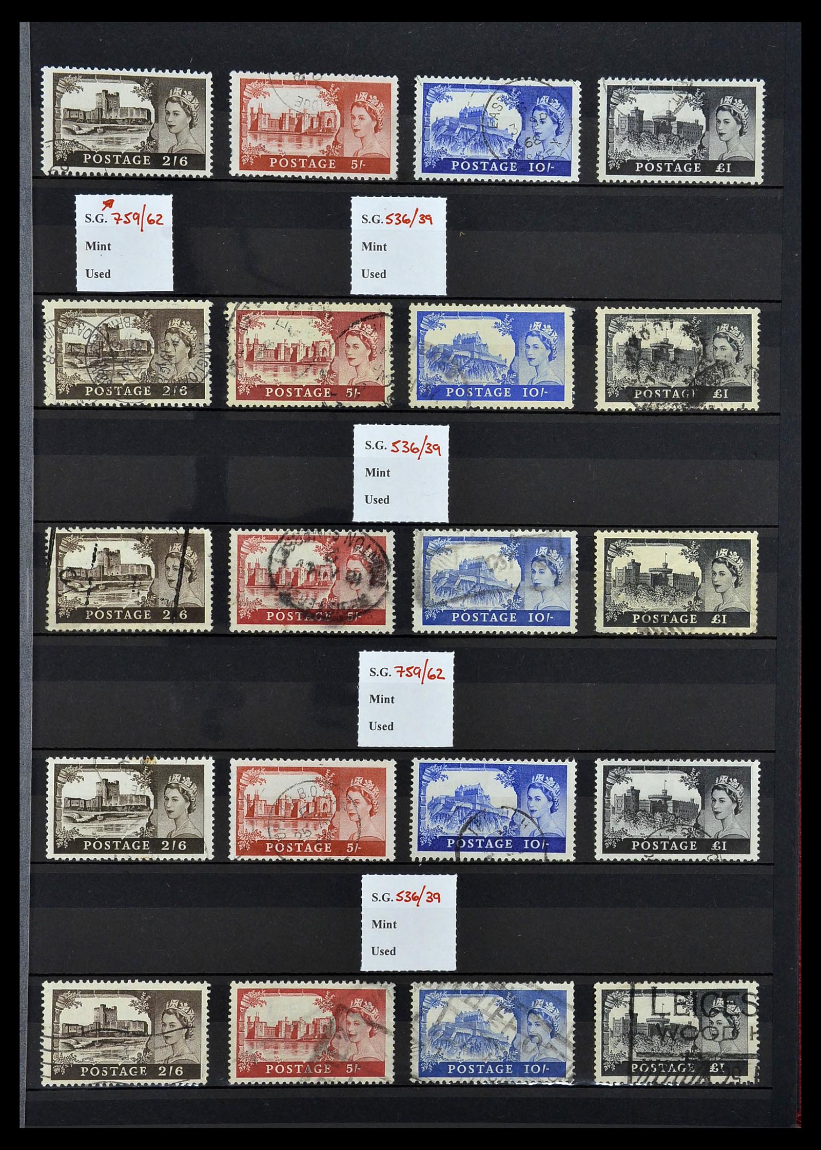 34336 015 - Postzegelverzameling 34336 Engeland 1870-1970.