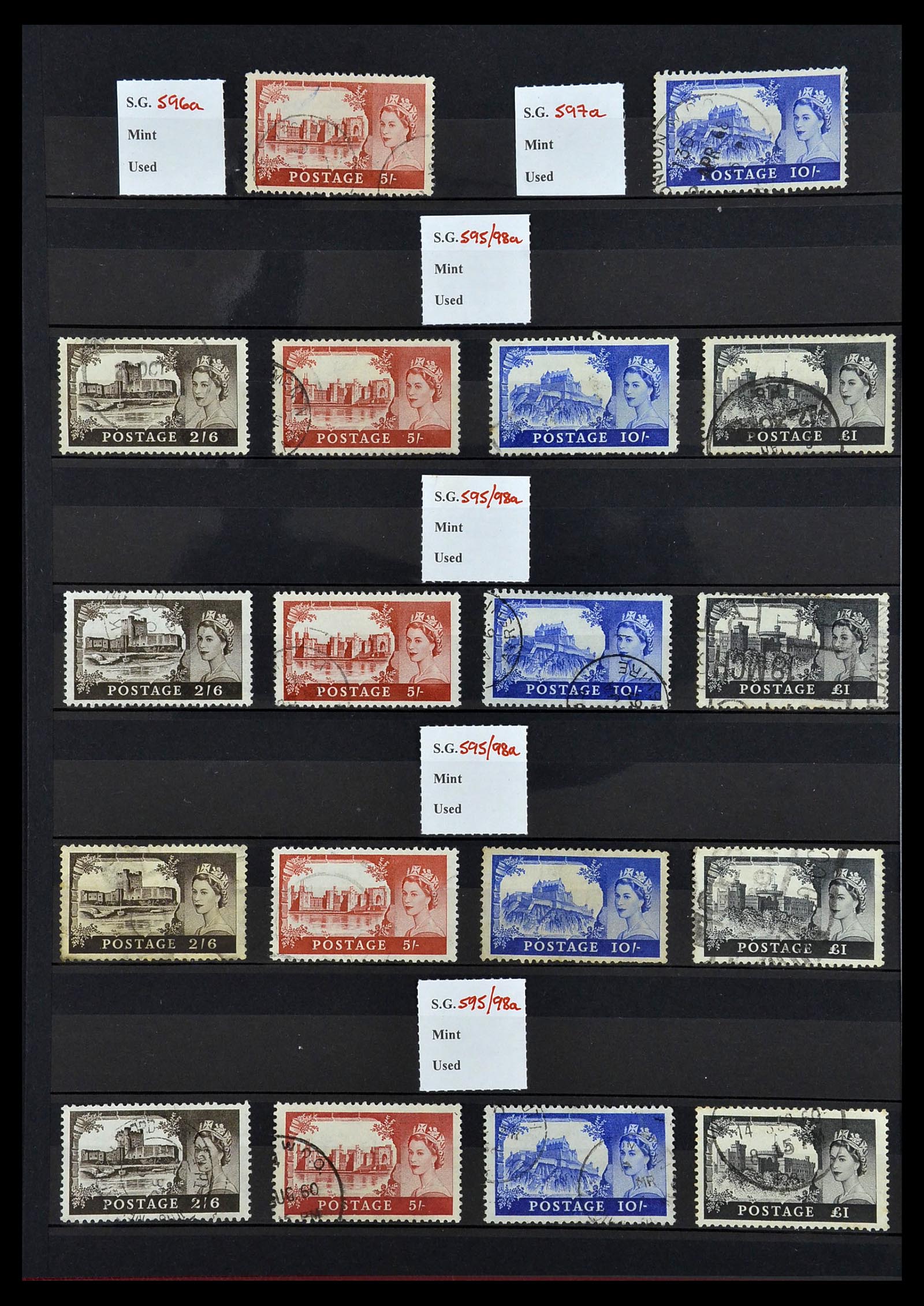 34336 016 - Postzegelverzameling 34336 Engeland 1870-1970.