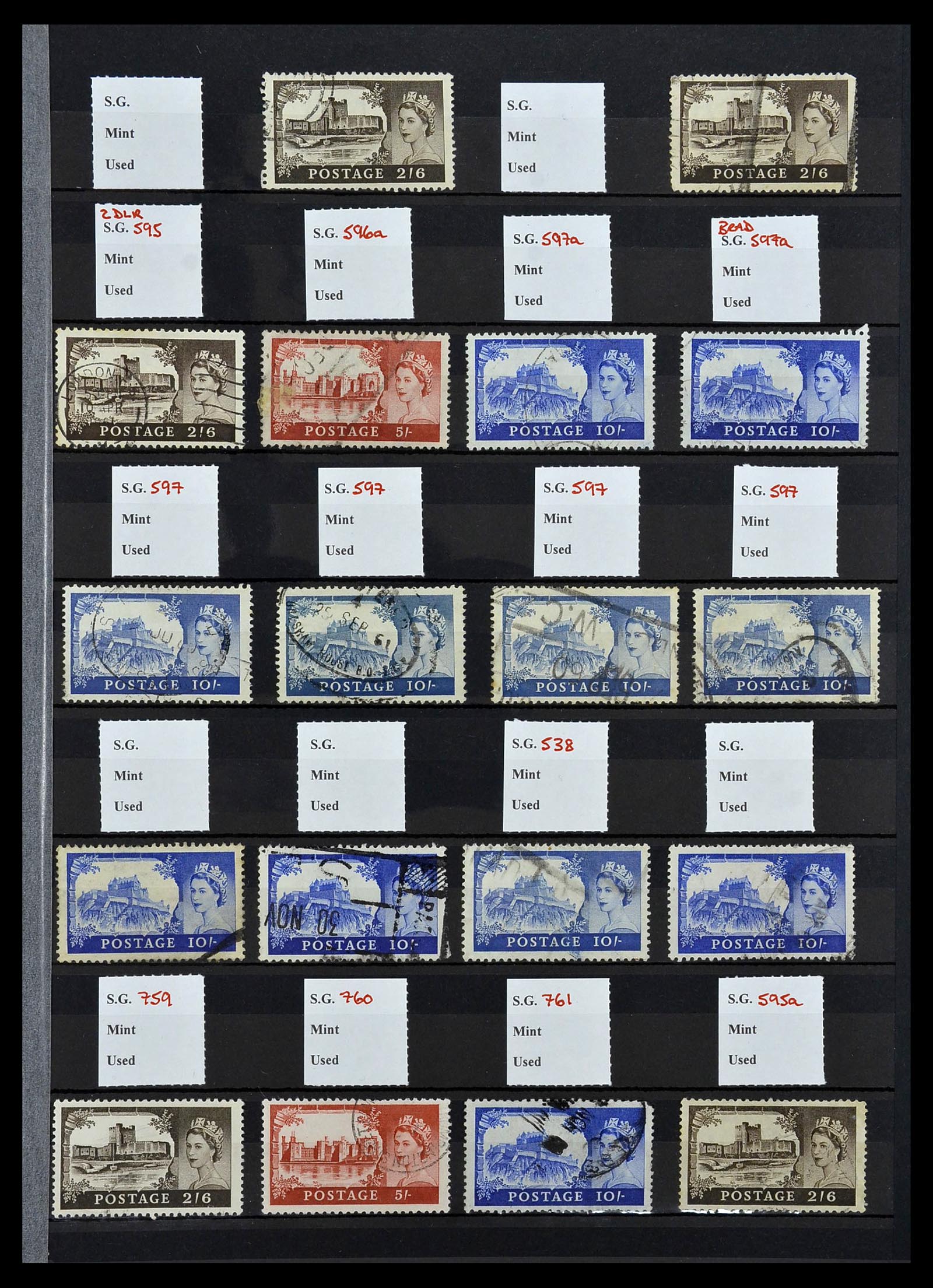 34336 017 - Postzegelverzameling 34336 Engeland 1870-1970.