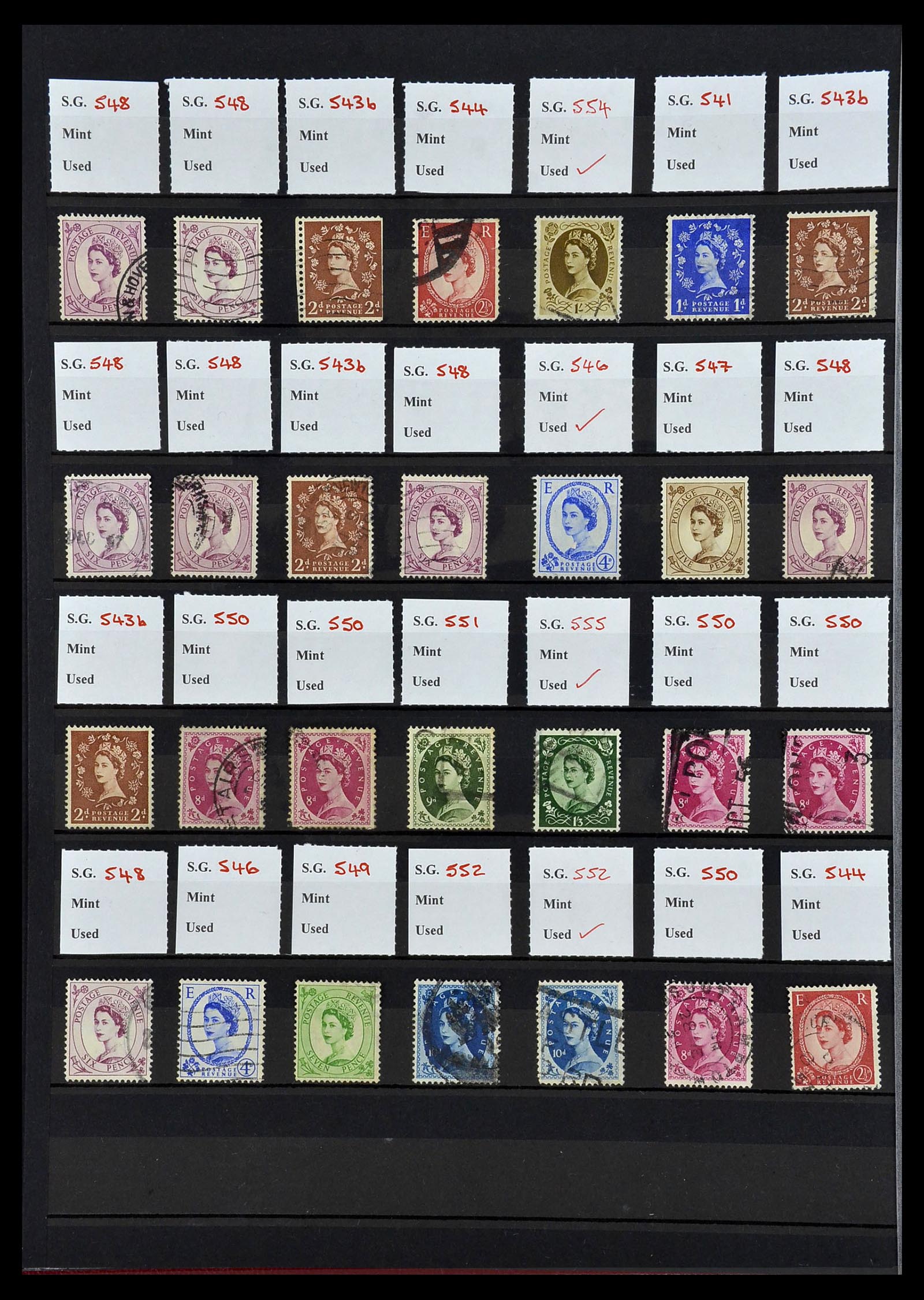 34336 022 - Postzegelverzameling 34336 Engeland 1870-1970.