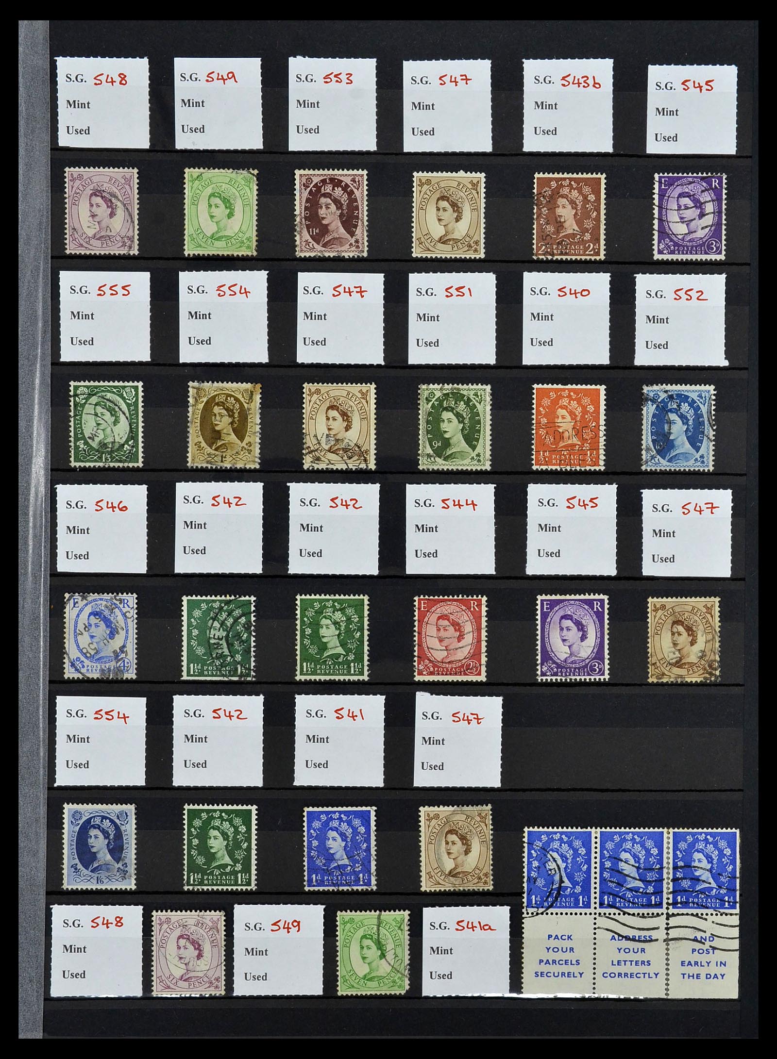 34336 023 - Postzegelverzameling 34336 Engeland 1870-1970.