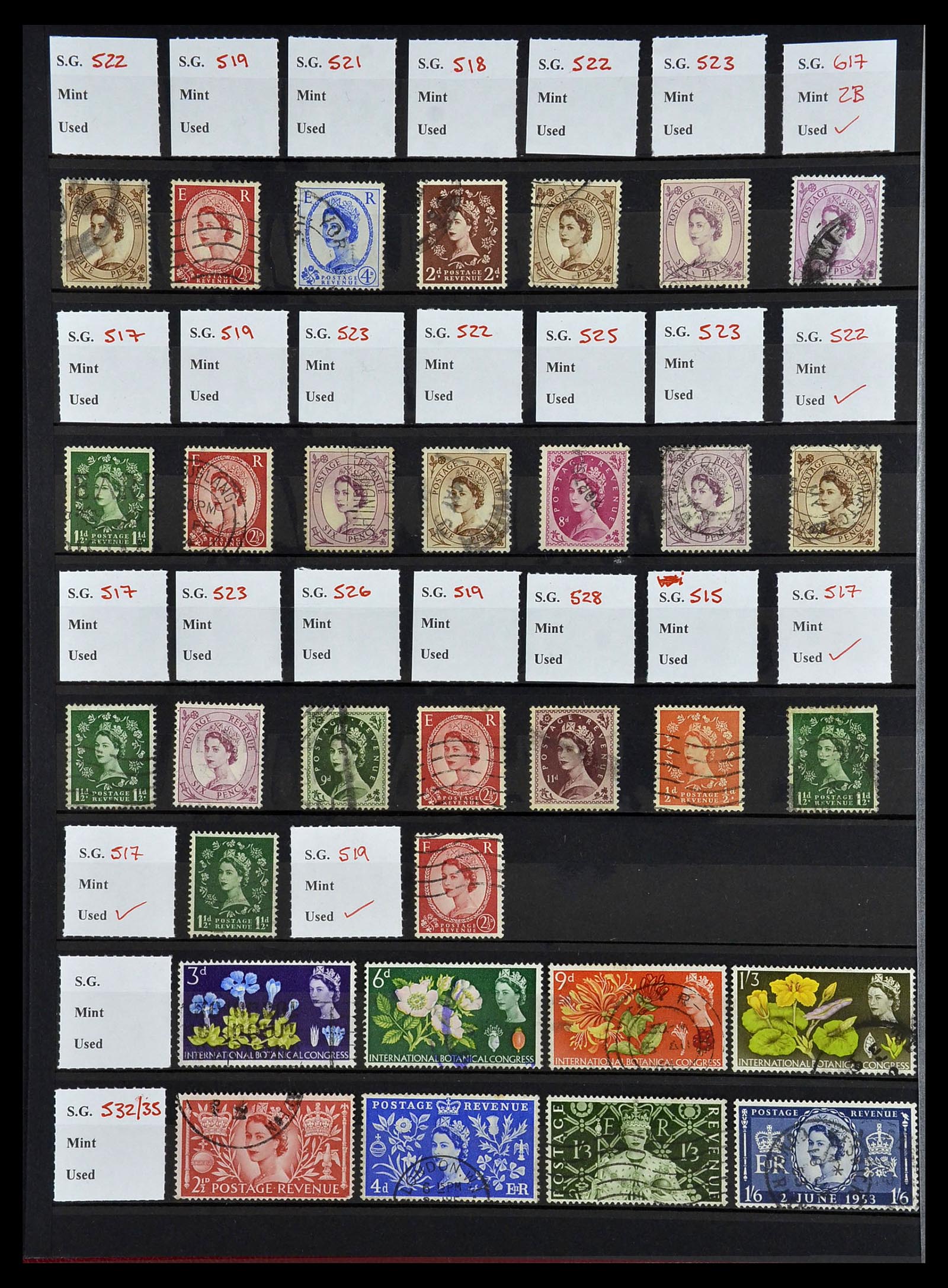 34336 024 - Postzegelverzameling 34336 Engeland 1870-1970.