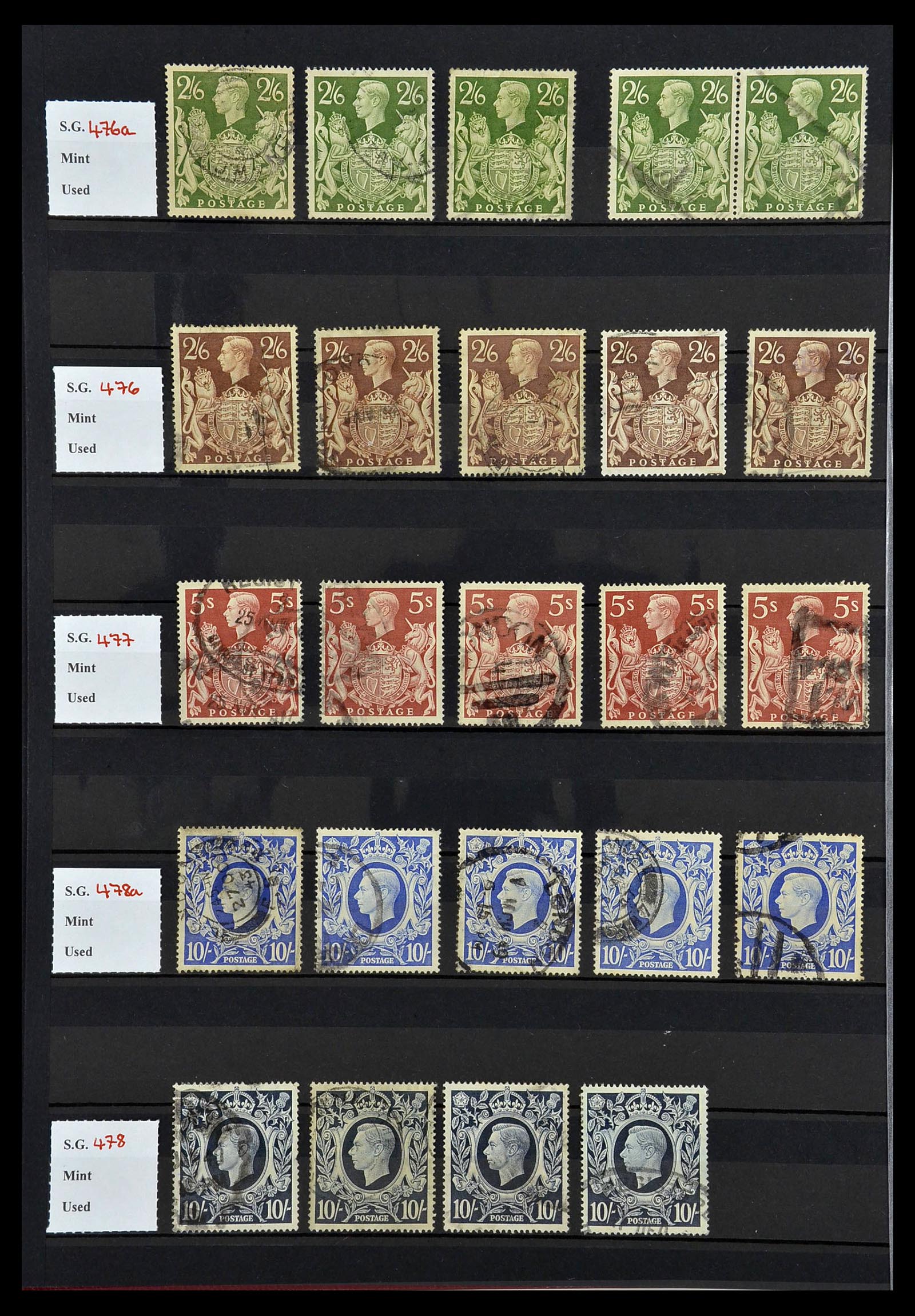34336 026 - Postzegelverzameling 34336 Engeland 1870-1970.