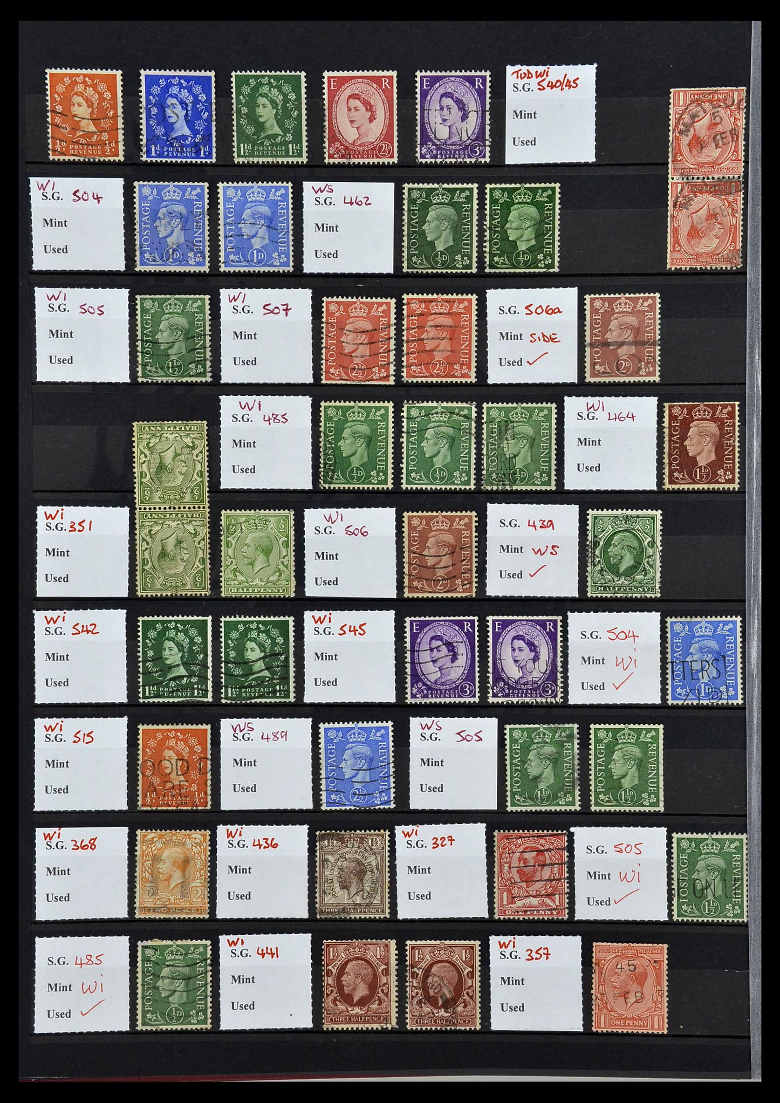 34336 032 - Postzegelverzameling 34336 Engeland 1870-1970.