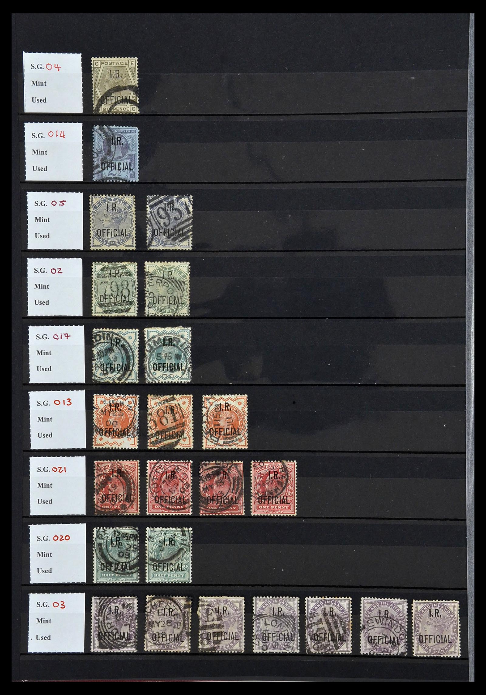 34336 034 - Postzegelverzameling 34336 Engeland 1870-1970.