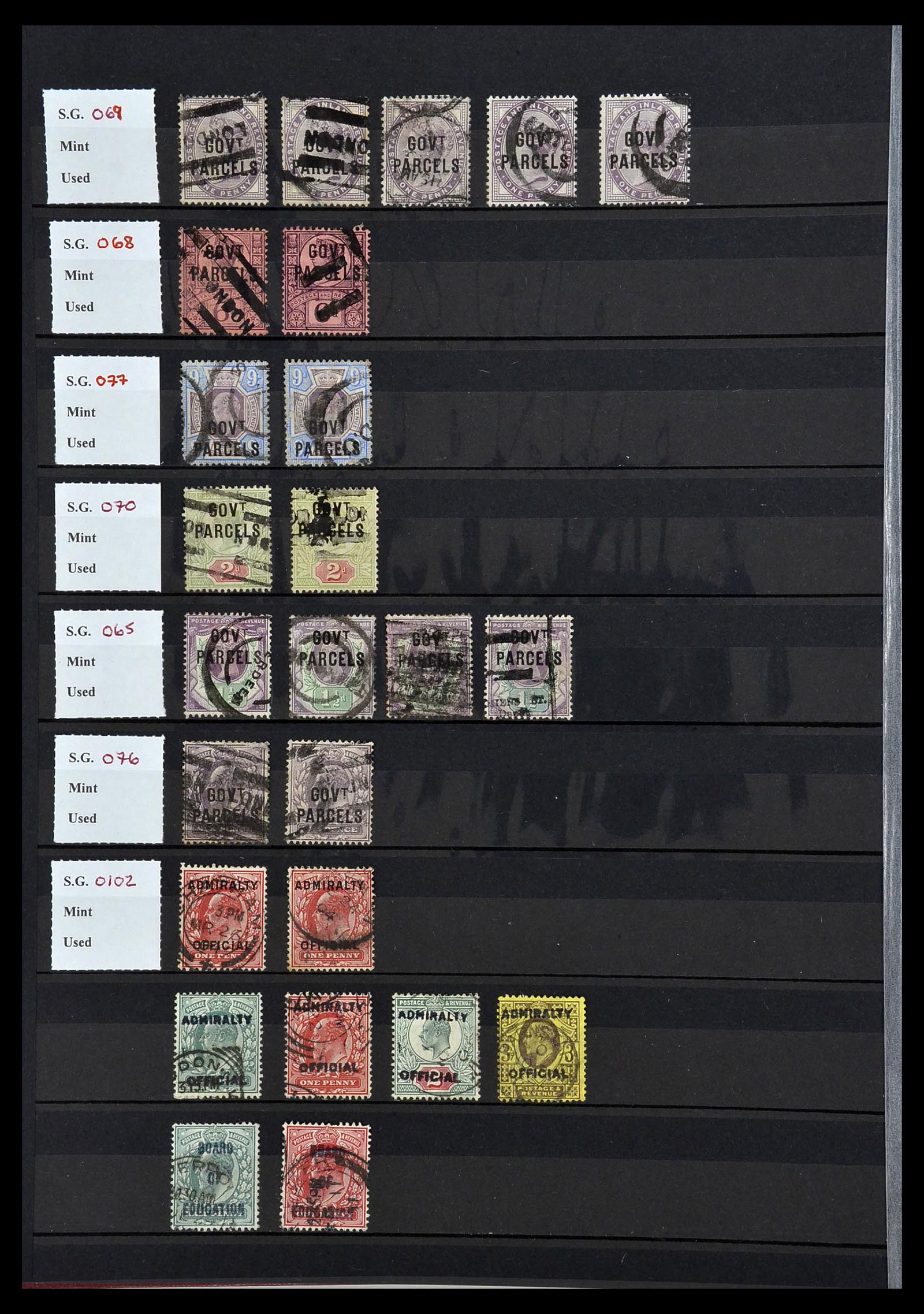 34336 036 - Postzegelverzameling 34336 Engeland 1870-1970.