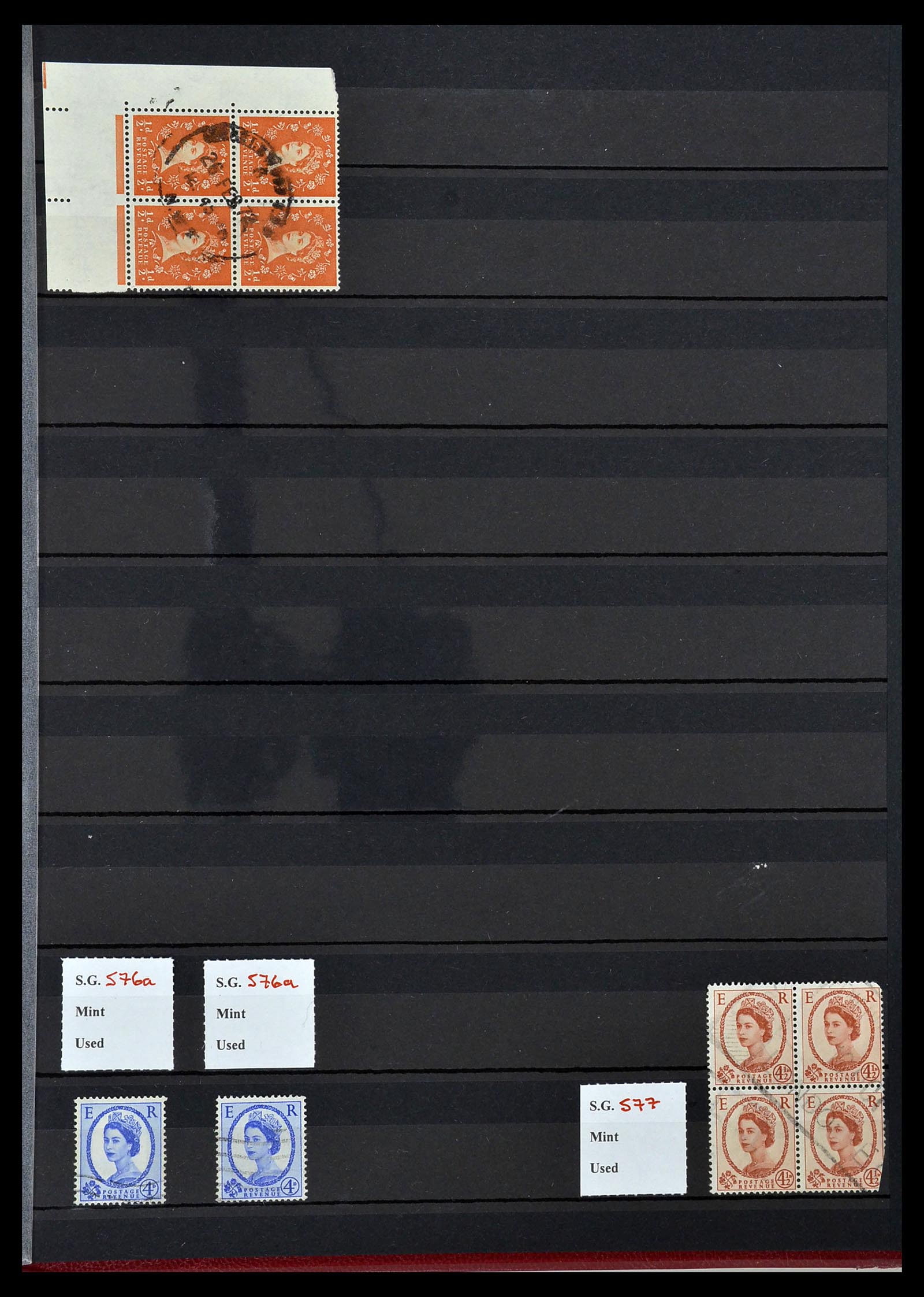 34336 041 - Postzegelverzameling 34336 Engeland 1870-1970.