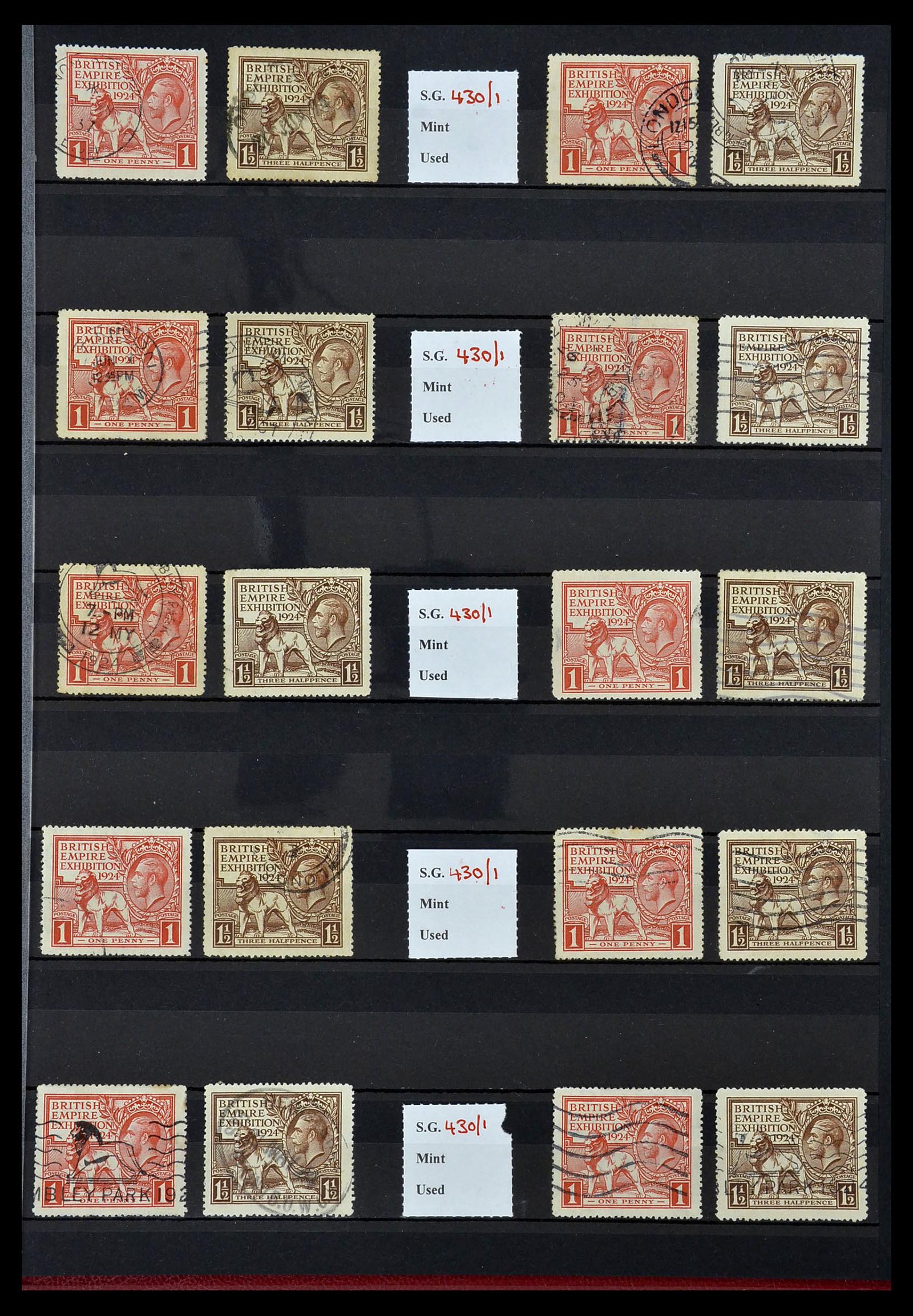 34336 043 - Postzegelverzameling 34336 Engeland 1870-1970.