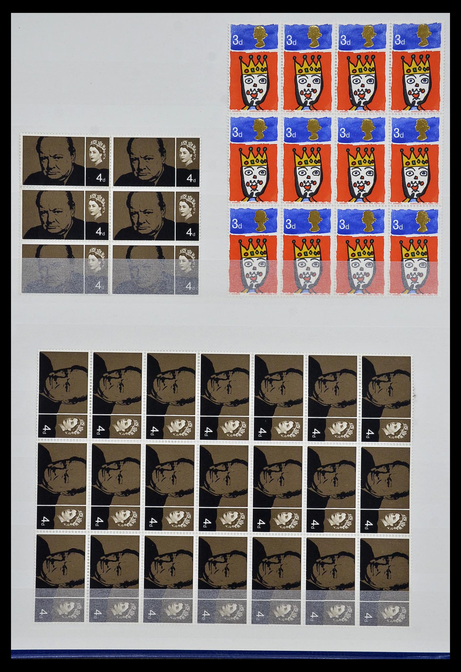 34336 046 - Postzegelverzameling 34336 Engeland 1870-1970.