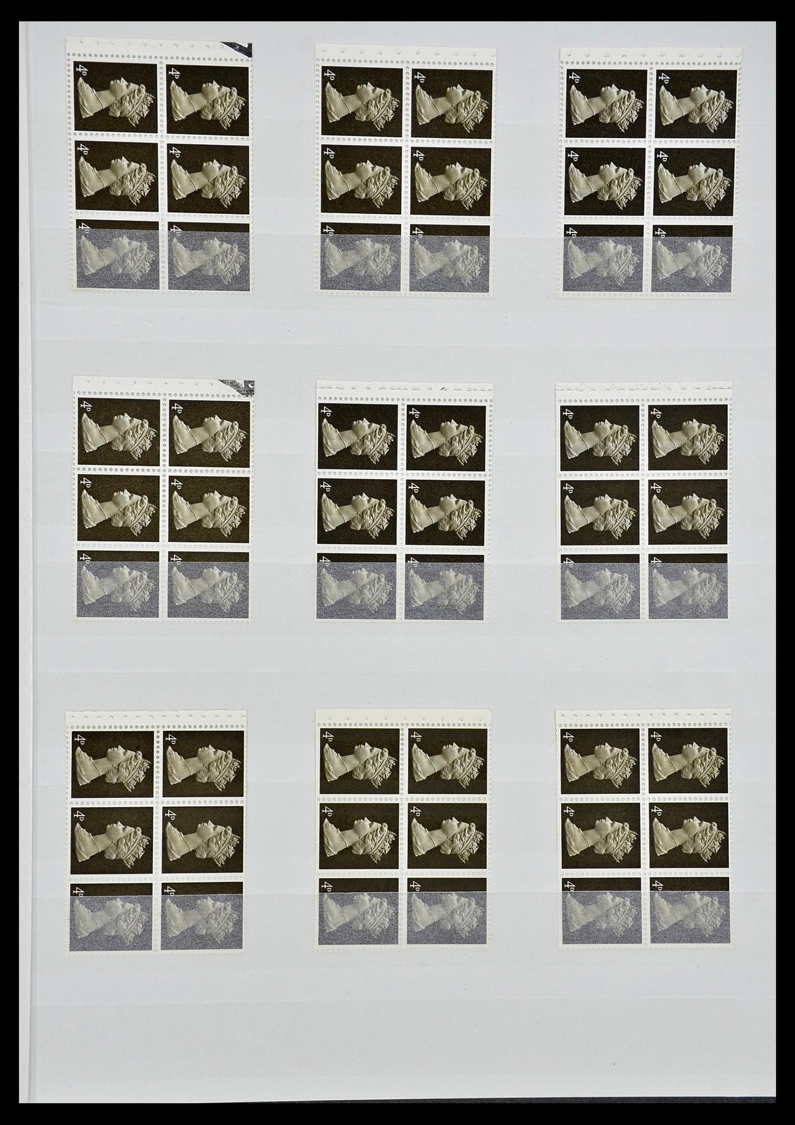 34336 053 - Postzegelverzameling 34336 Engeland 1870-1970.
