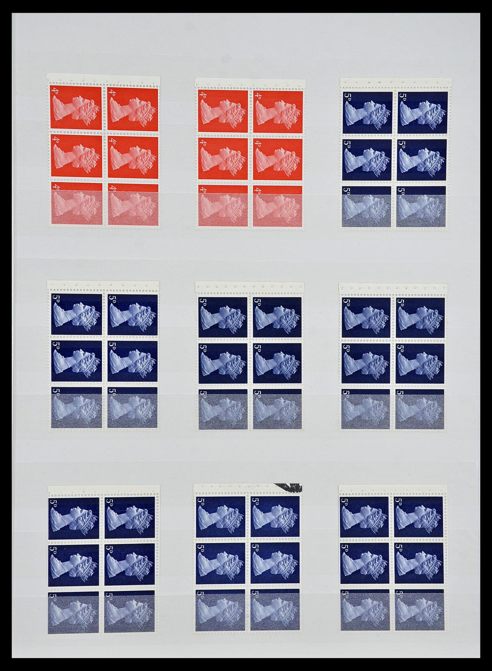 34336 055 - Postzegelverzameling 34336 Engeland 1870-1970.