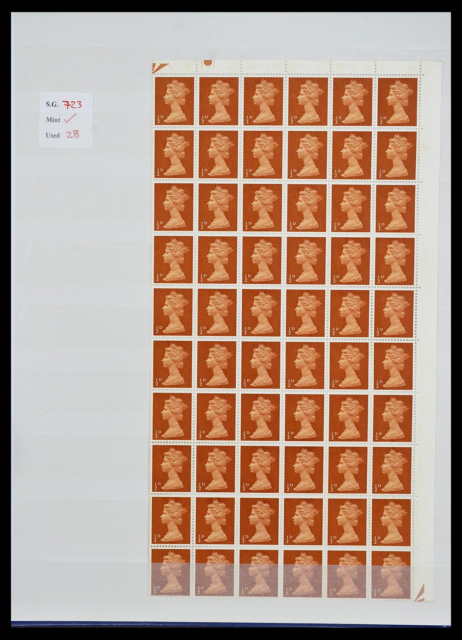 34336 056 - Postzegelverzameling 34336 Engeland 1870-1970.