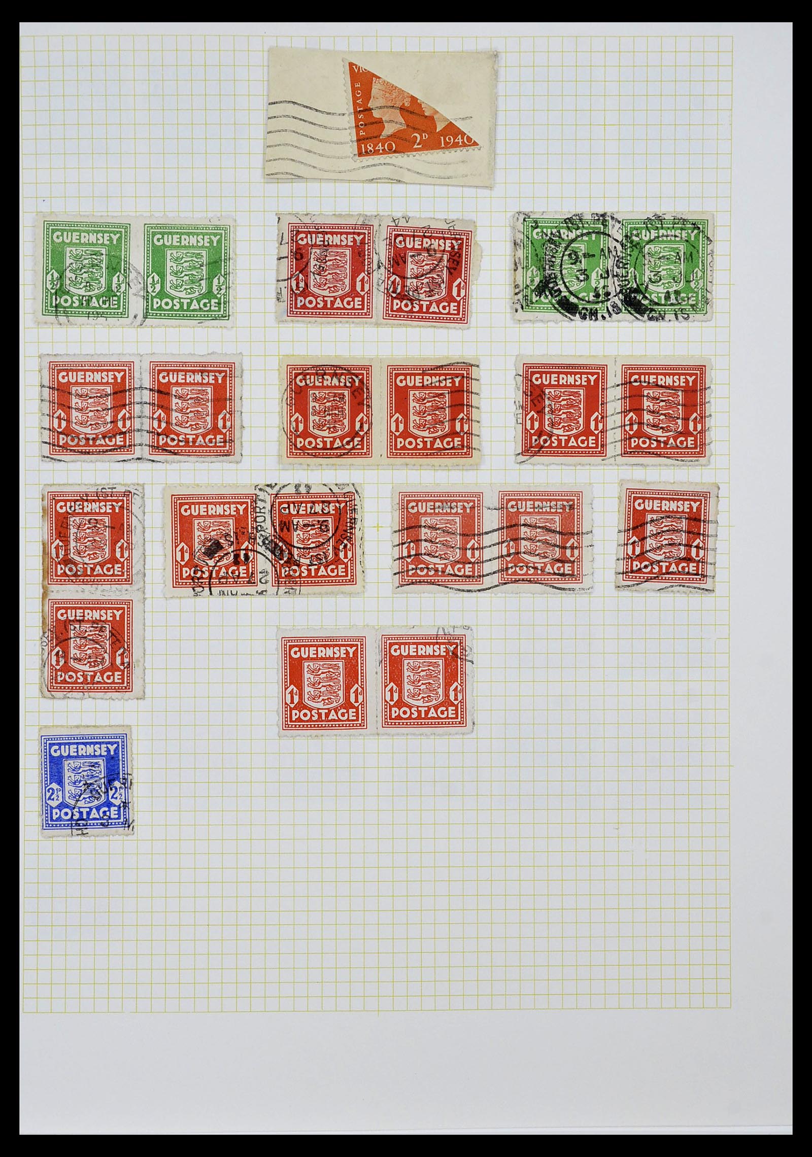 34337 003 - Postzegelverzameling 34337 Guernsey en Alderney 1940-2018!