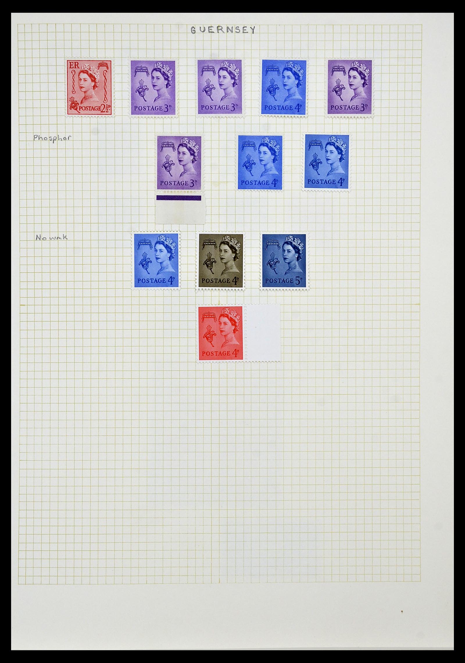 34337 005 - Postzegelverzameling 34337 Guernsey en Alderney 1940-2018!