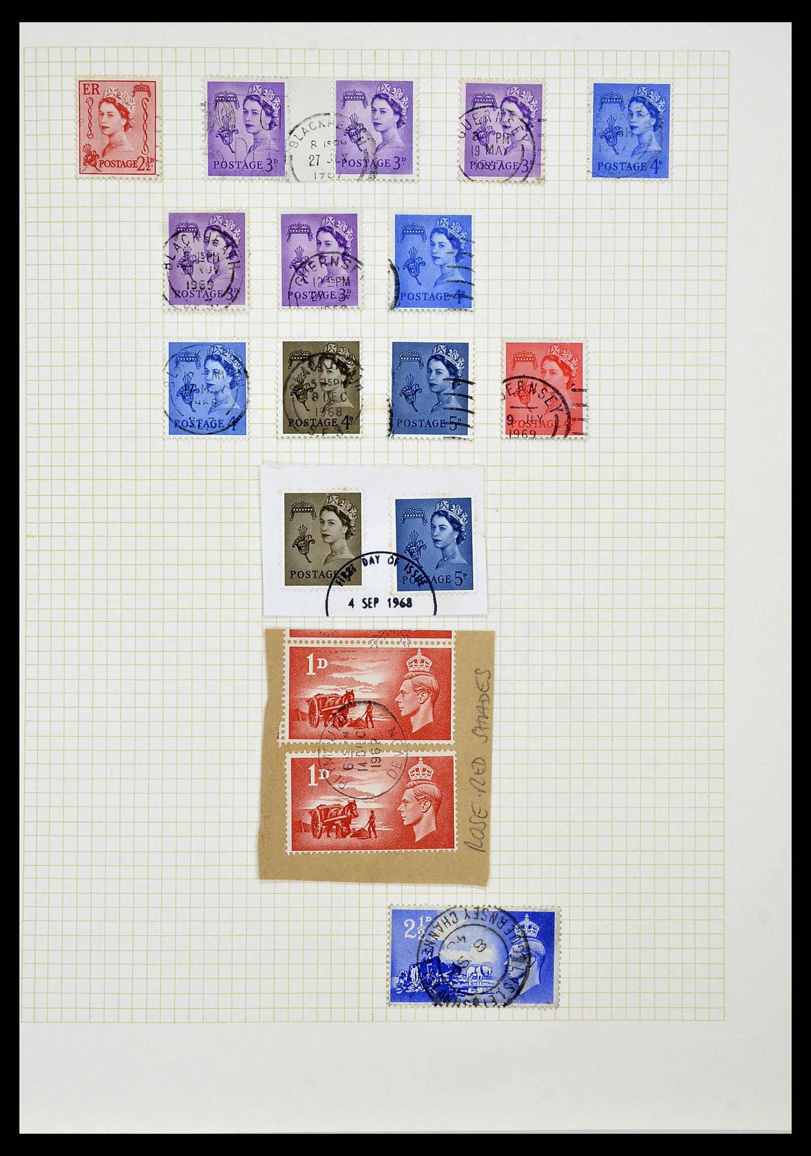 34337 006 - Postzegelverzameling 34337 Guernsey en Alderney 1940-2018!
