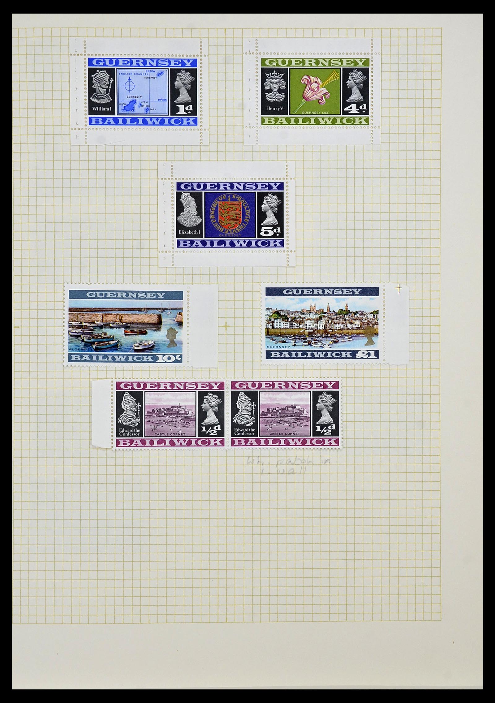 34337 010 - Postzegelverzameling 34337 Guernsey en Alderney 1940-2018!