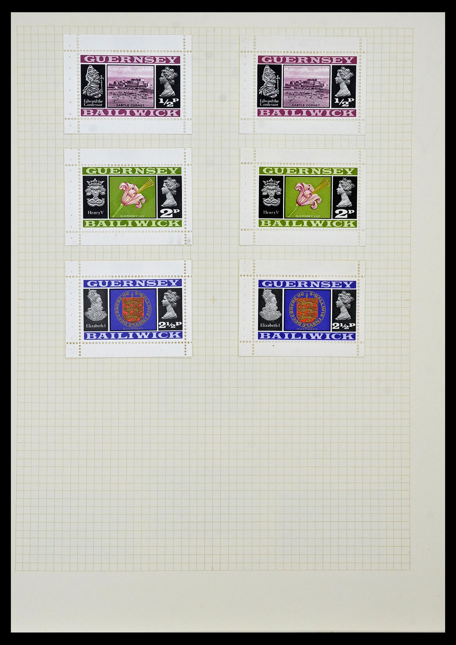 34337 016 - Postzegelverzameling 34337 Guernsey en Alderney 1940-2018!