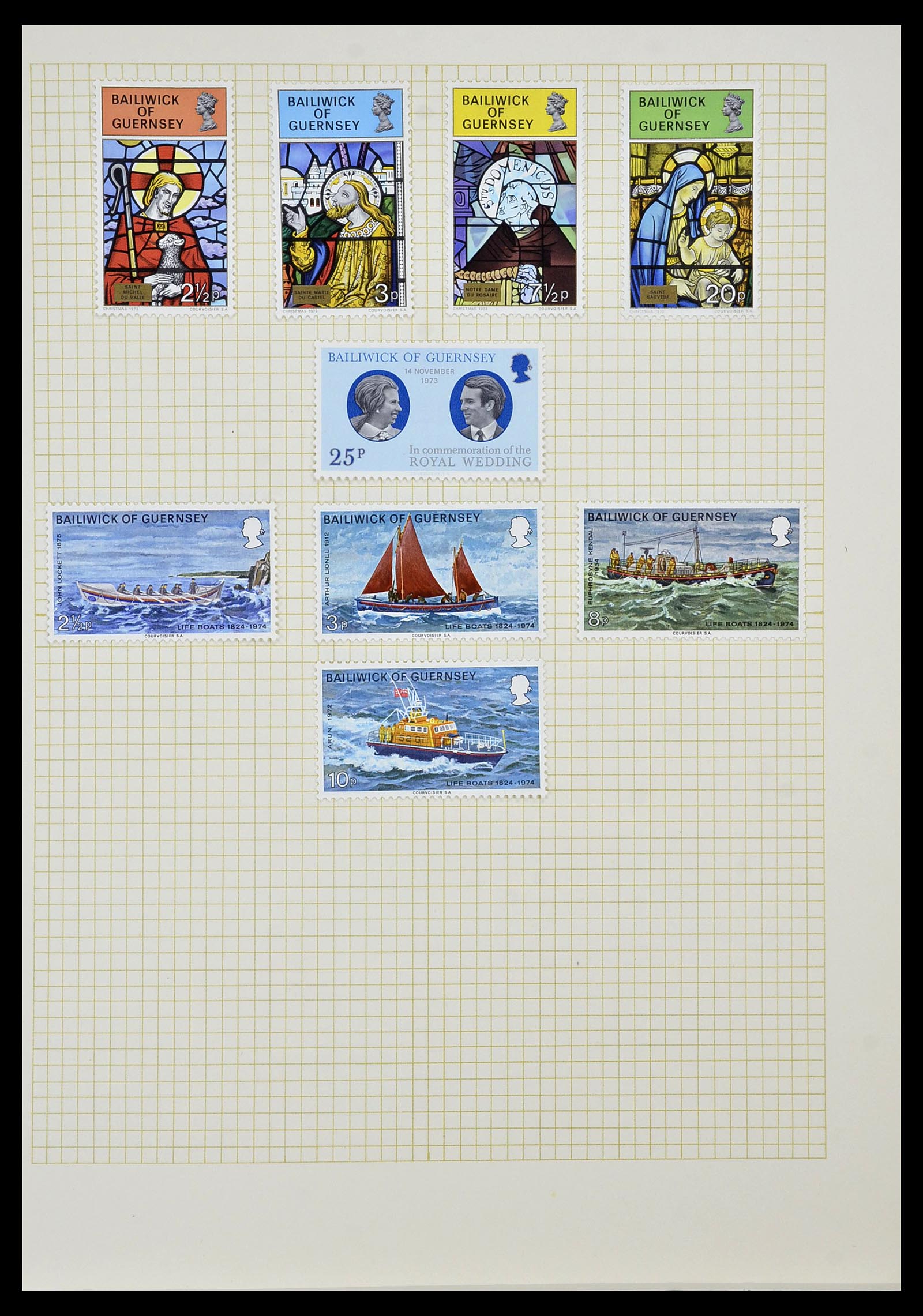 34337 023 - Postzegelverzameling 34337 Guernsey en Alderney 1940-2018!
