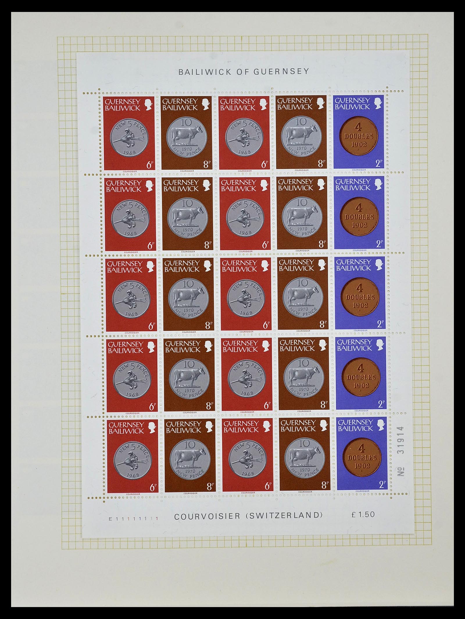 34337 043 - Postzegelverzameling 34337 Guernsey en Alderney 1940-2018!