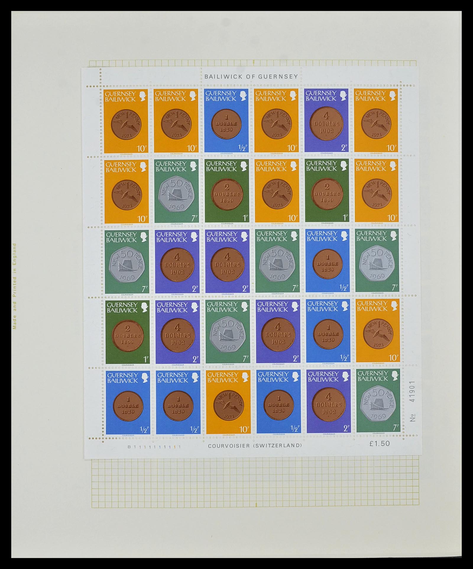 34337 045 - Postzegelverzameling 34337 Guernsey en Alderney 1940-2018!
