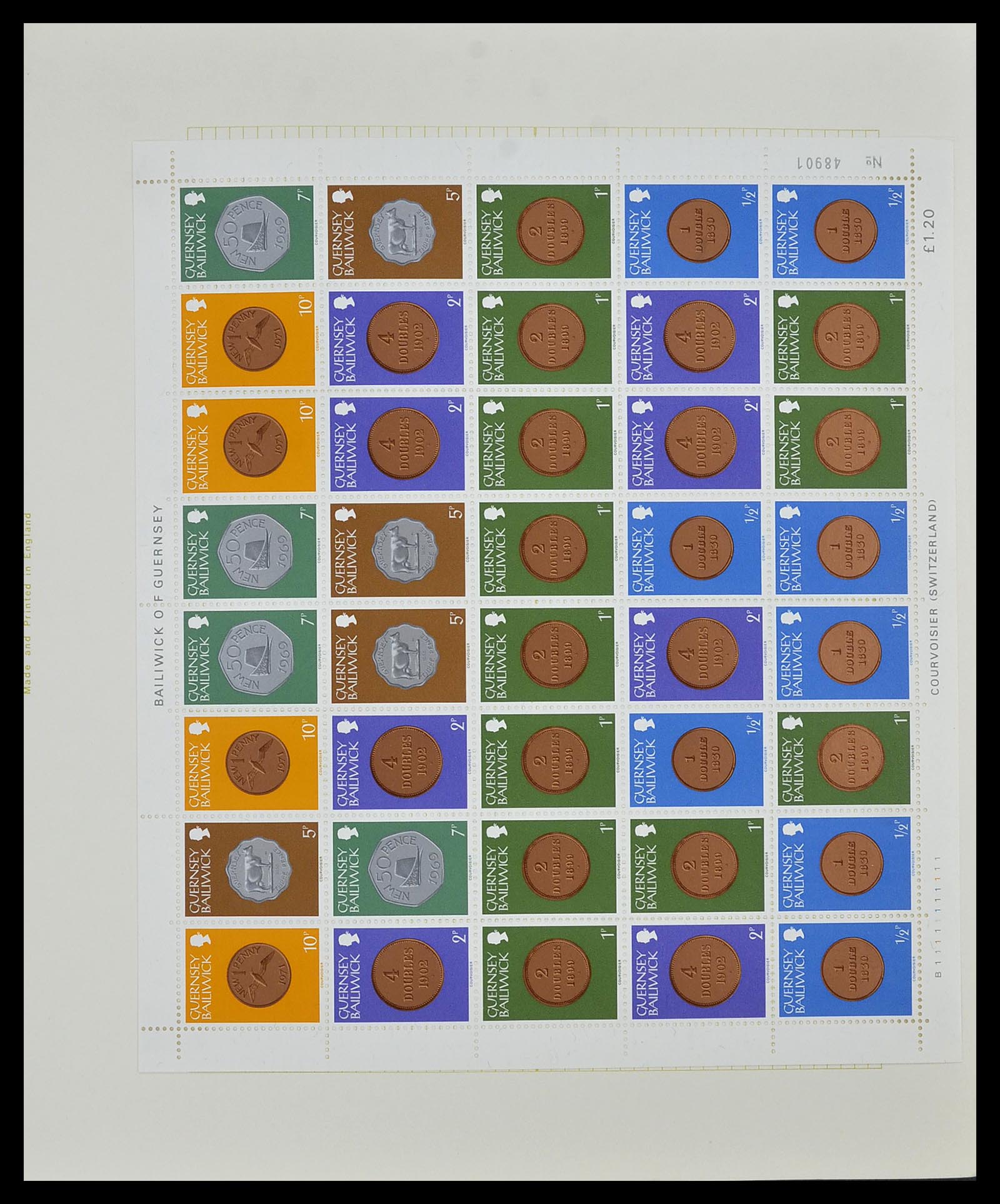 34337 046 - Postzegelverzameling 34337 Guernsey en Alderney 1940-2018!