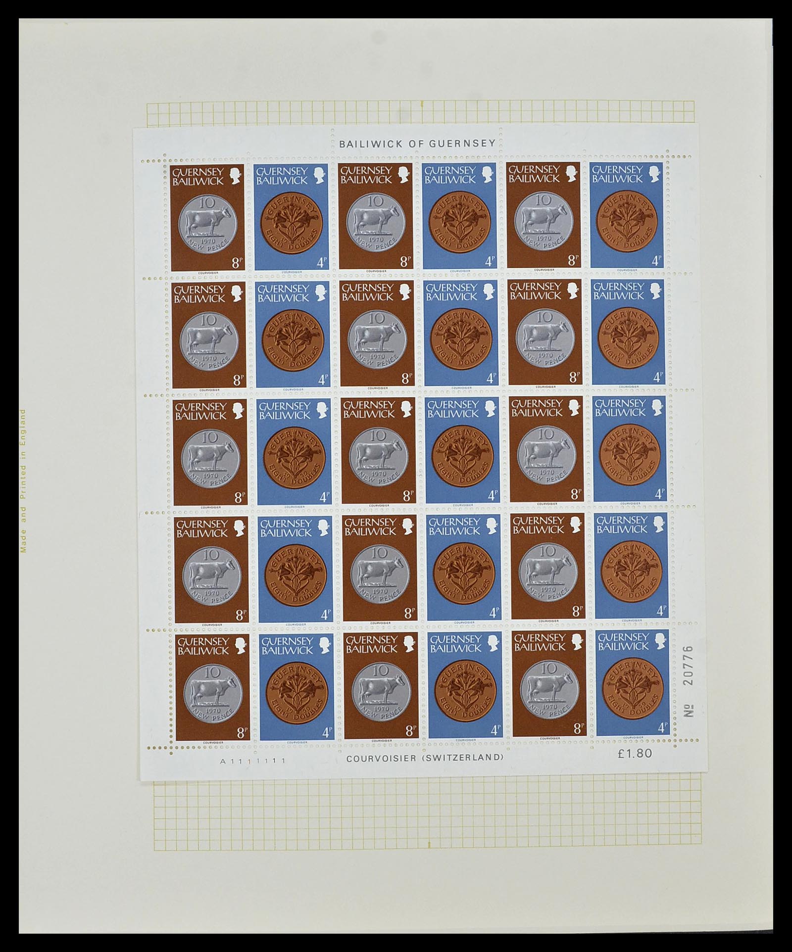 34337 047 - Postzegelverzameling 34337 Guernsey en Alderney 1940-2018!