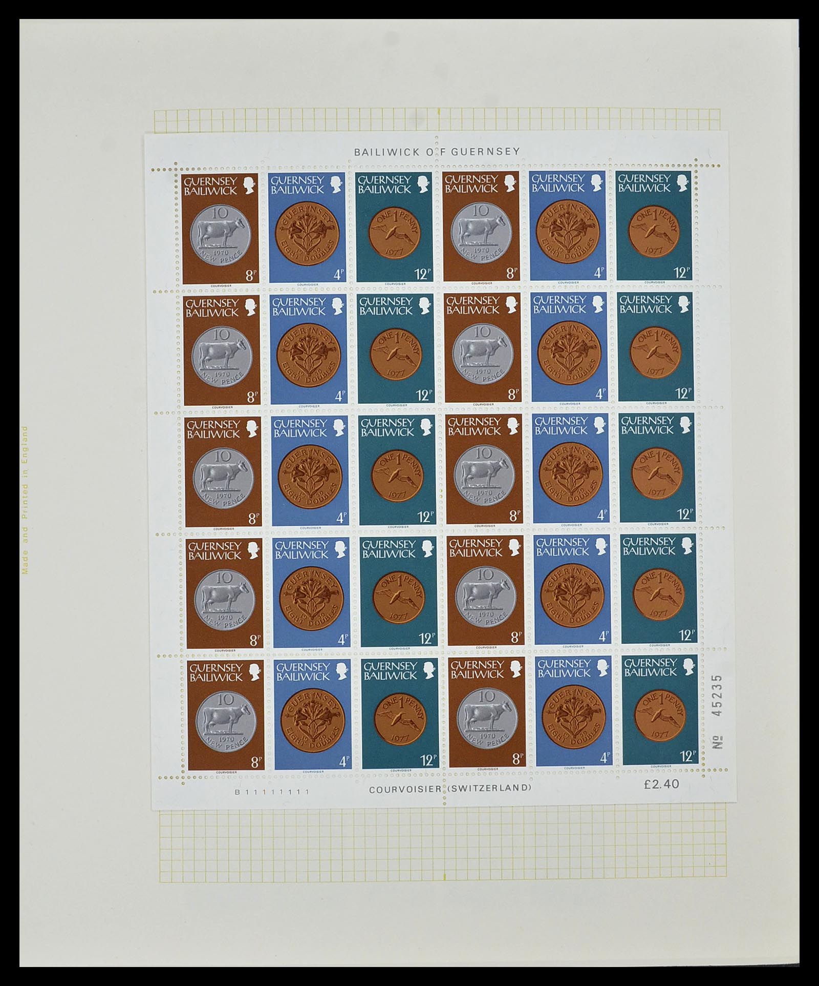 34337 048 - Postzegelverzameling 34337 Guernsey en Alderney 1940-2018!