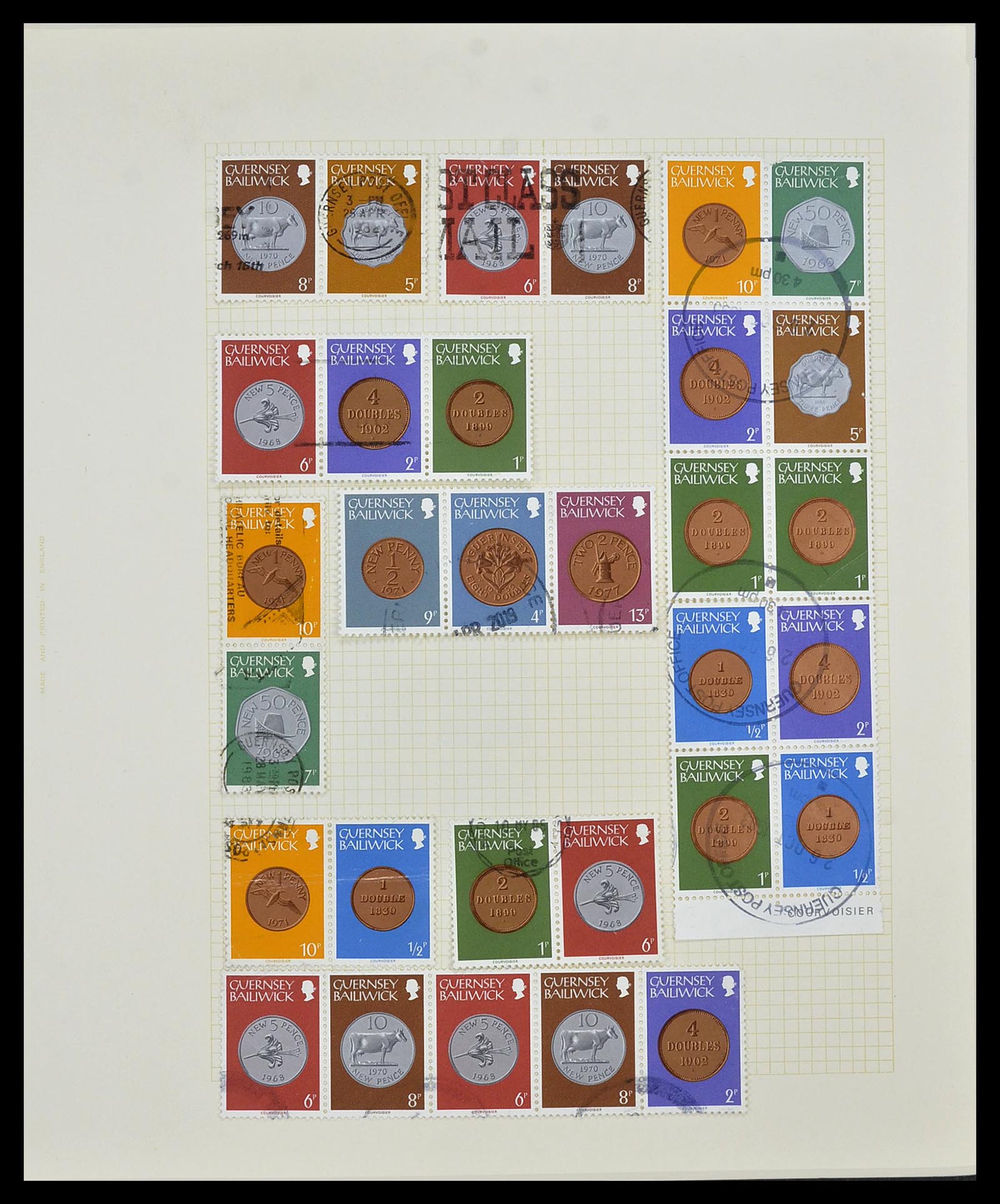 34337 049 - Postzegelverzameling 34337 Guernsey en Alderney 1940-2018!