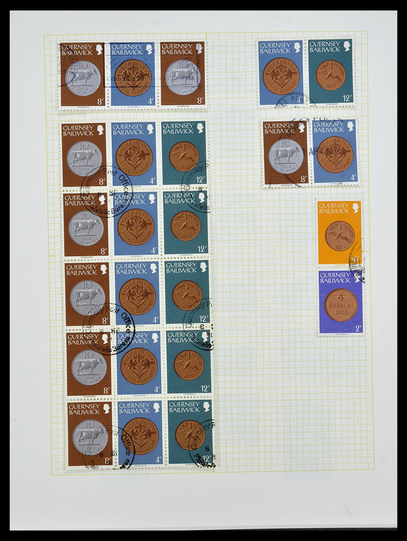 34337 050 - Postzegelverzameling 34337 Guernsey en Alderney 1940-2018!