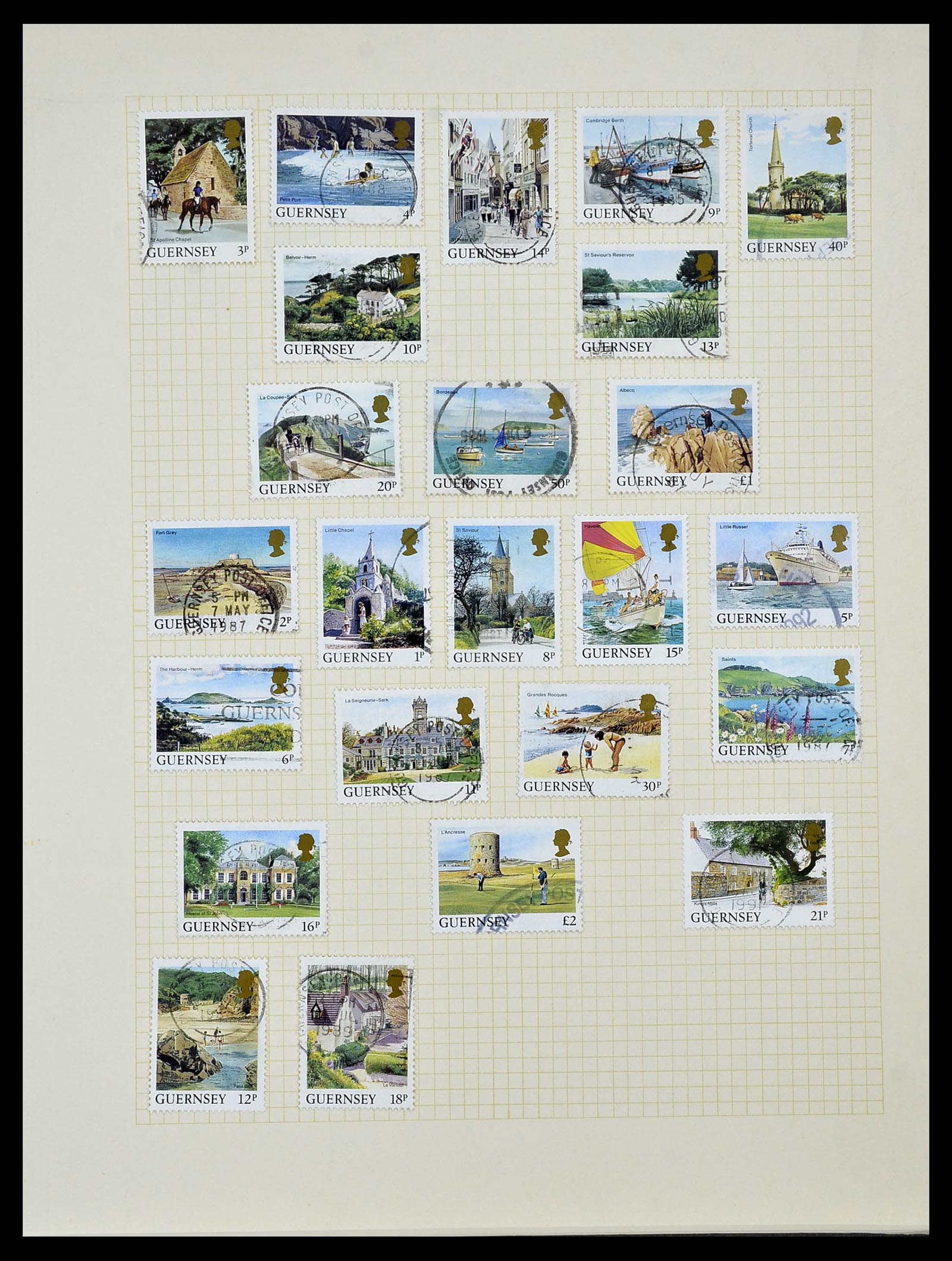 34337 062 - Stamp collection 34337 Guernsey and Alderney 1940-2018!