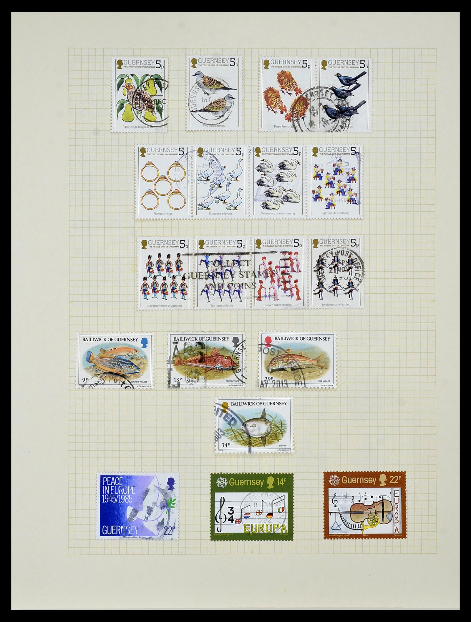 34337 067 - Stamp collection 34337 Guernsey and Alderney 1940-2018!