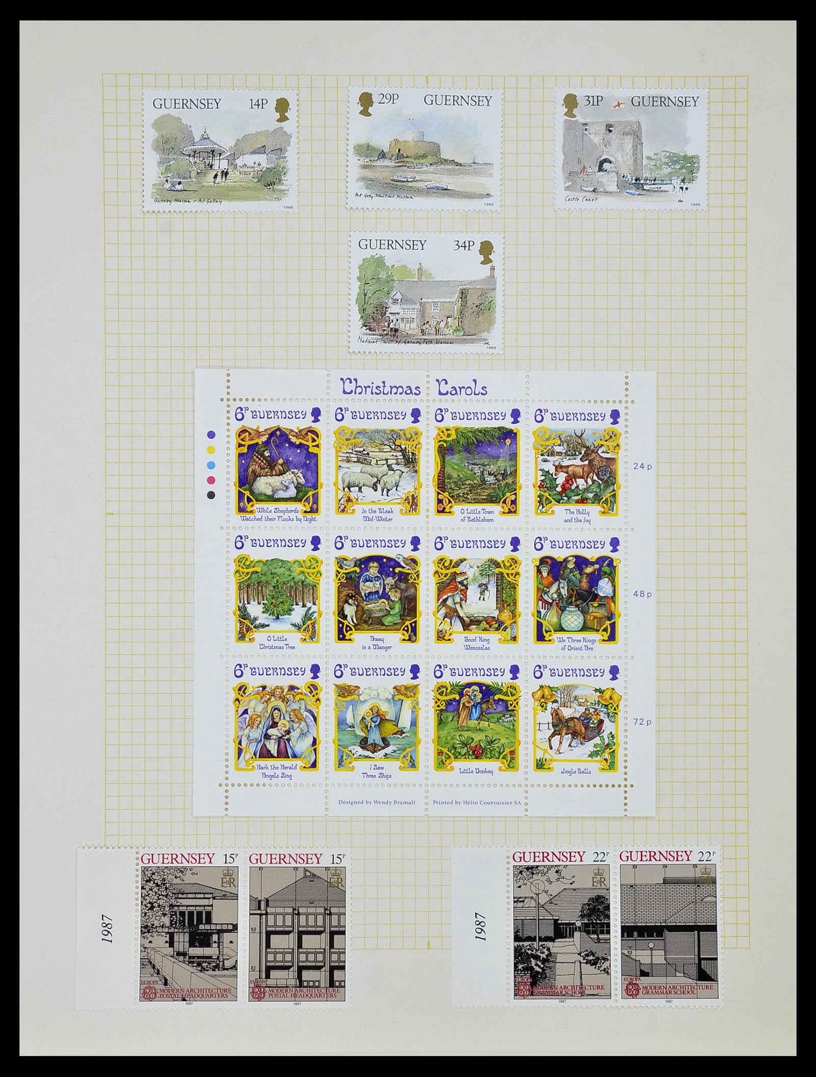 34337 072 - Stamp collection 34337 Guernsey and Alderney 1940-2018!