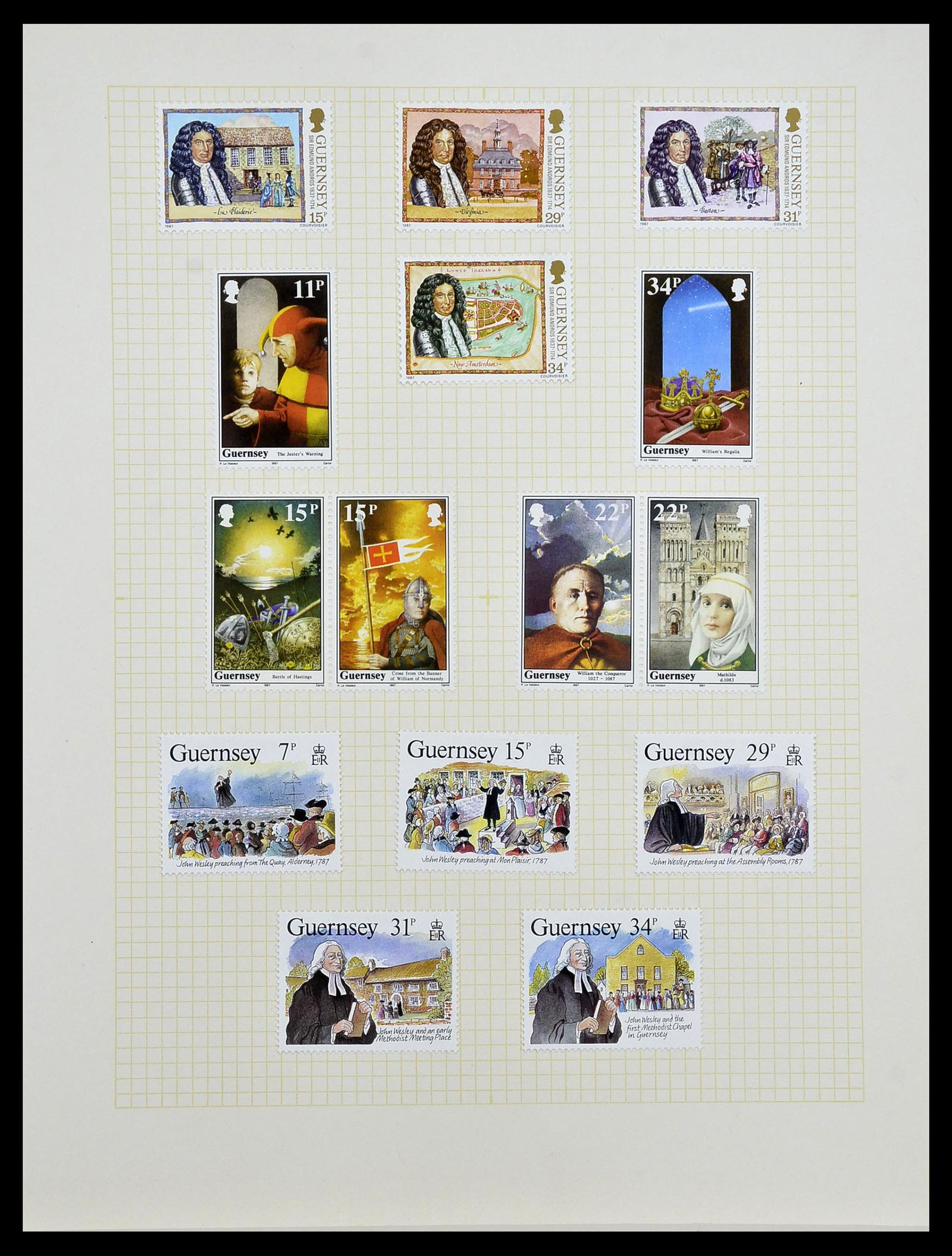 34337 074 - Stamp collection 34337 Guernsey and Alderney 1940-2018!