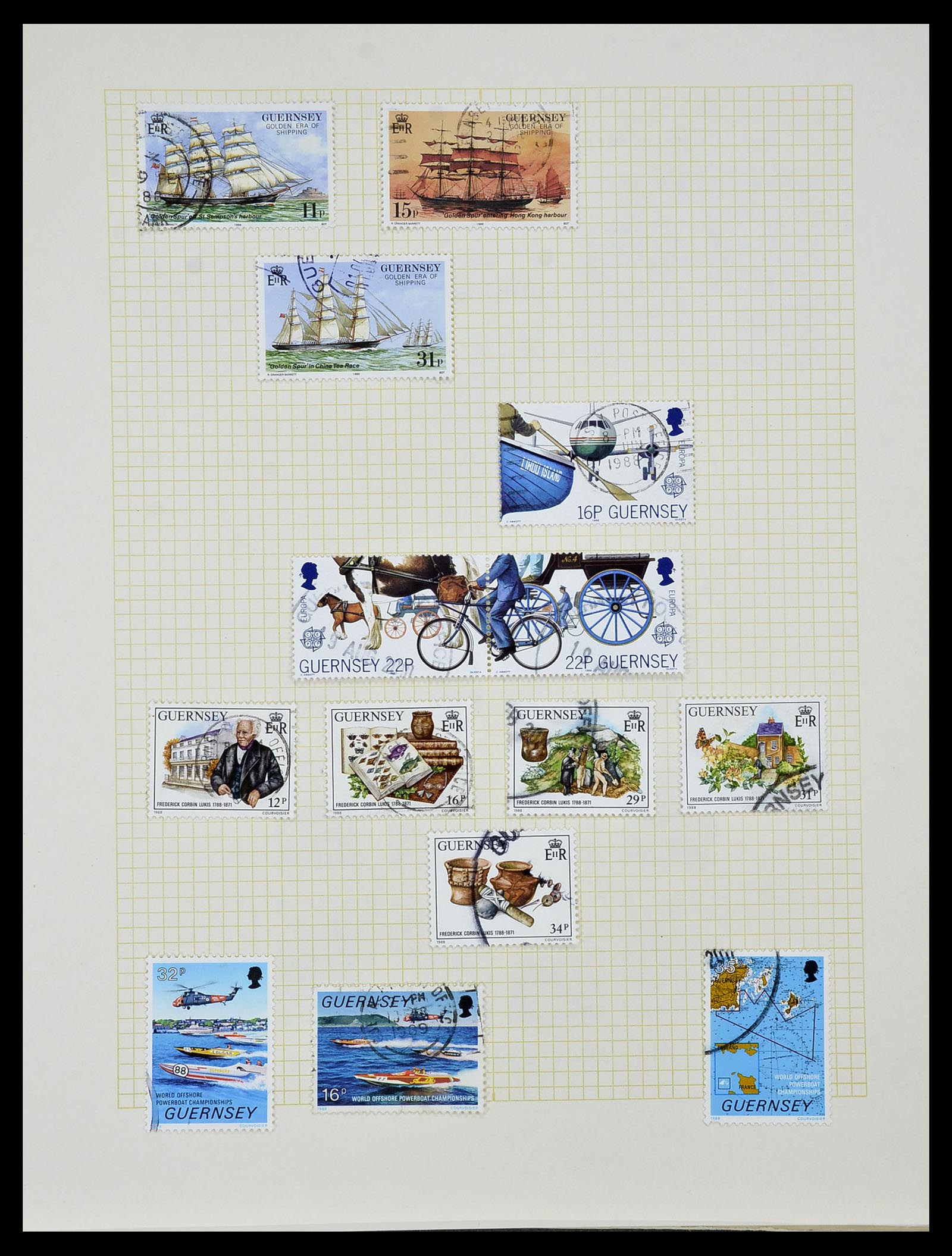 34337 077 - Stamp collection 34337 Guernsey and Alderney 1940-2018!