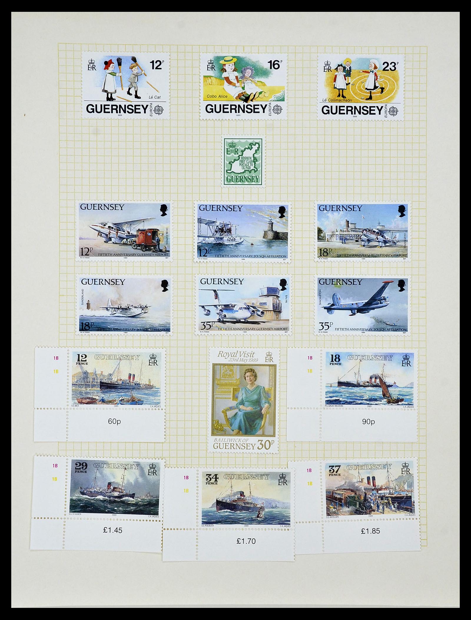 34337 080 - Stamp collection 34337 Guernsey and Alderney 1940-2018!