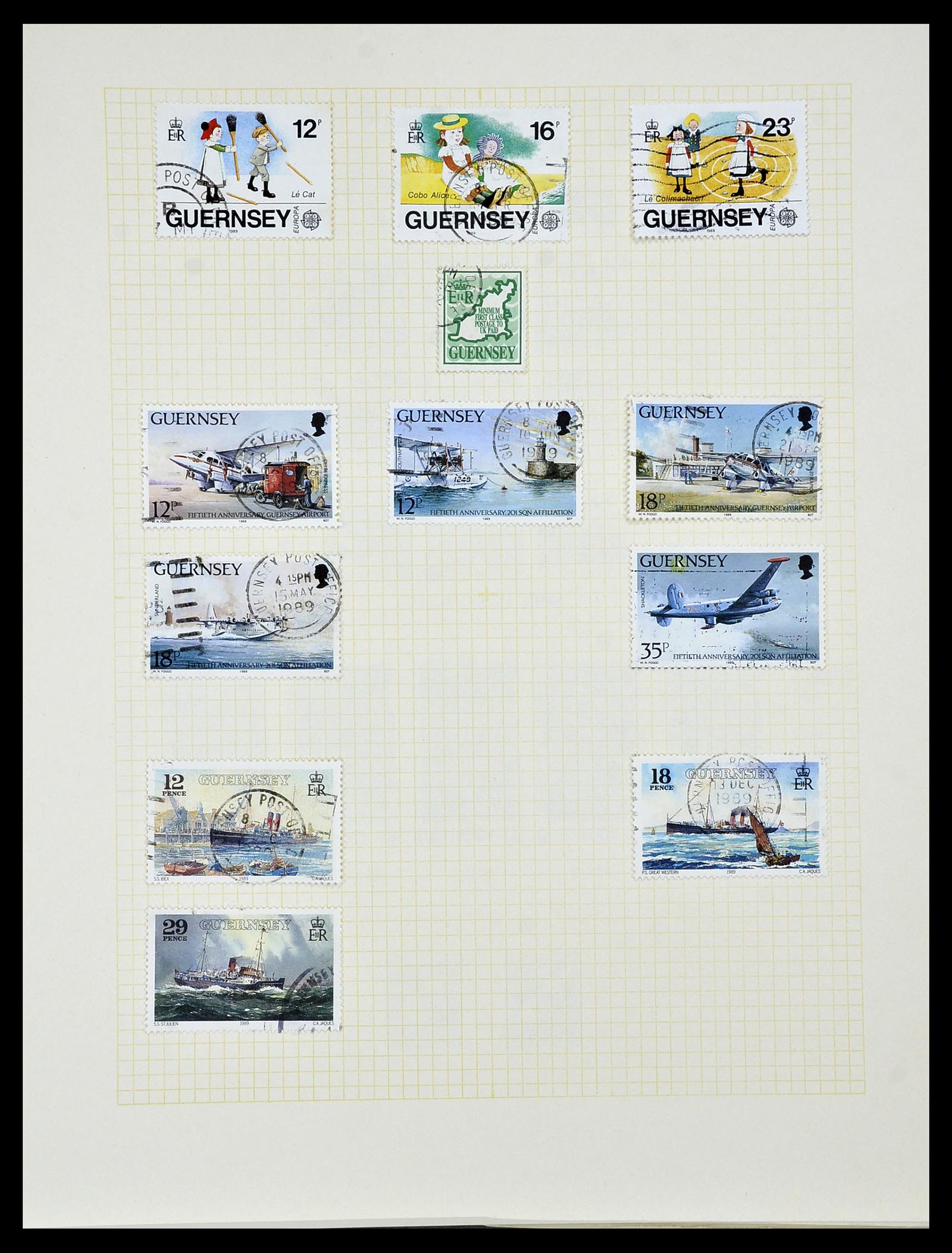 34337 081 - Stamp collection 34337 Guernsey and Alderney 1940-2018!