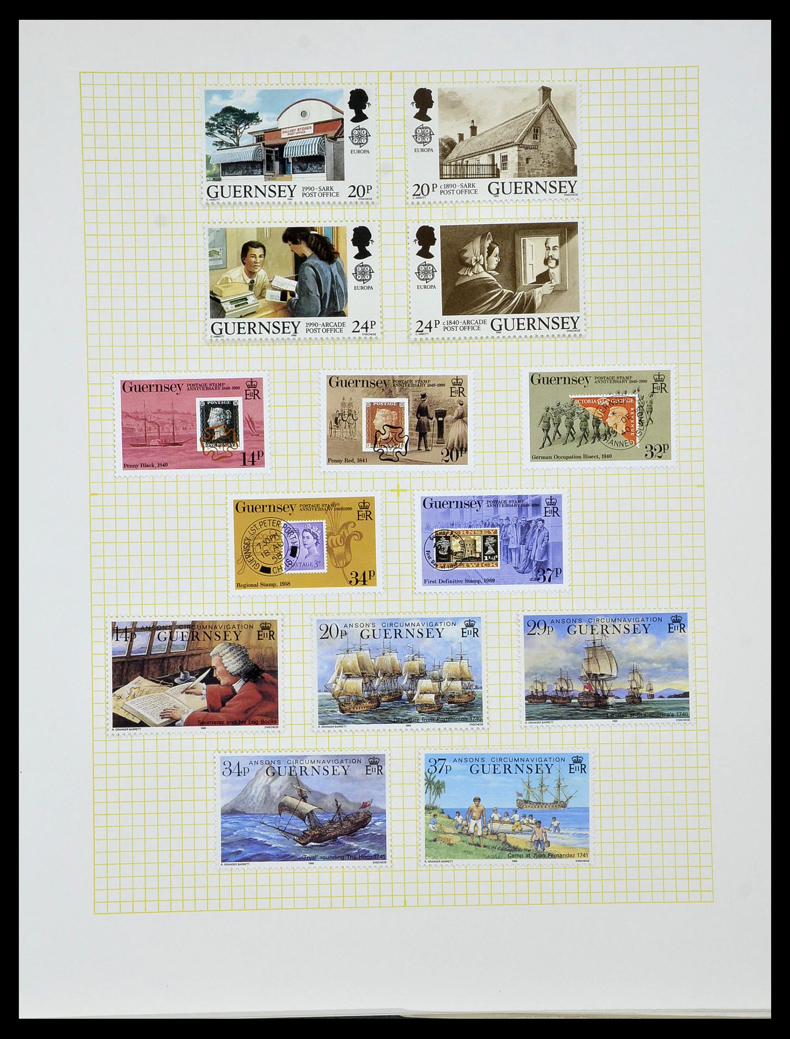 34337 084 - Stamp collection 34337 Guernsey and Alderney 1940-2018!