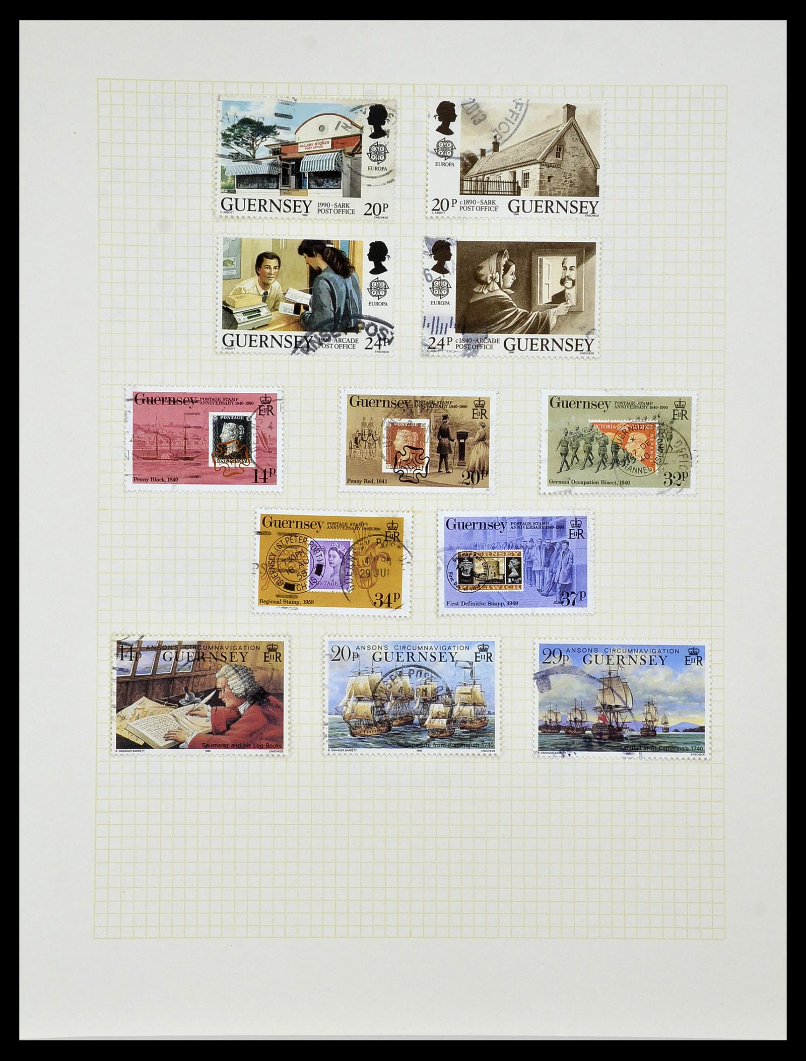 34337 085 - Stamp collection 34337 Guernsey and Alderney 1940-2018!