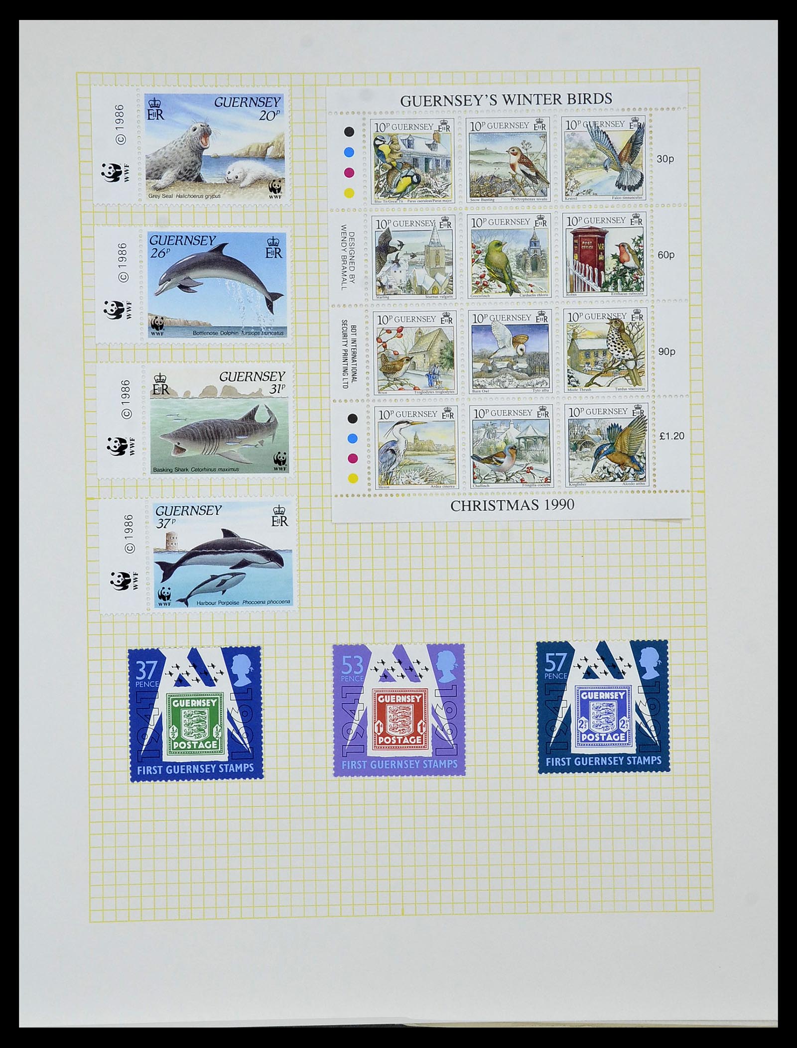 34337 086 - Stamp collection 34337 Guernsey and Alderney 1940-2018!