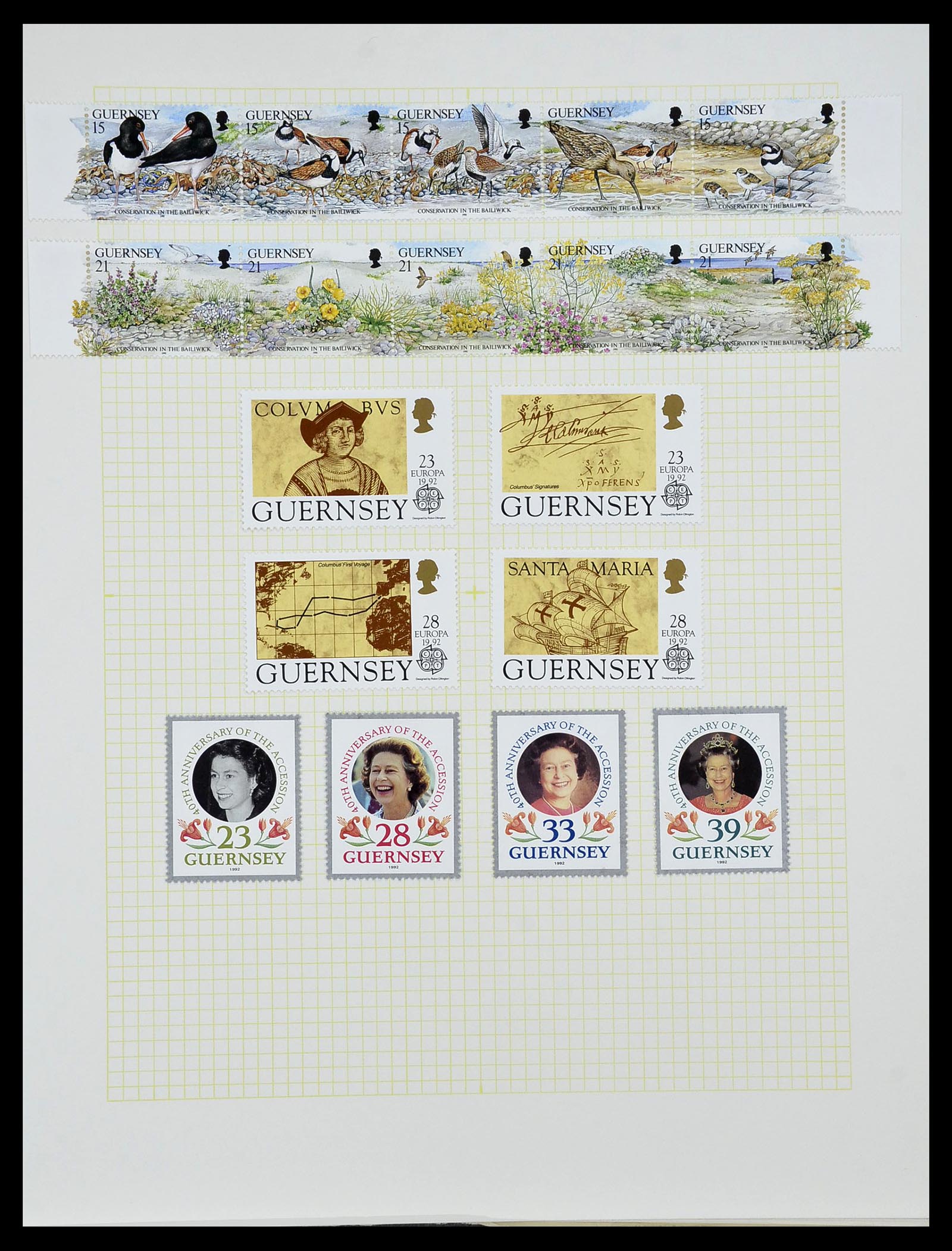 34337 090 - Stamp collection 34337 Guernsey and Alderney 1940-2018!