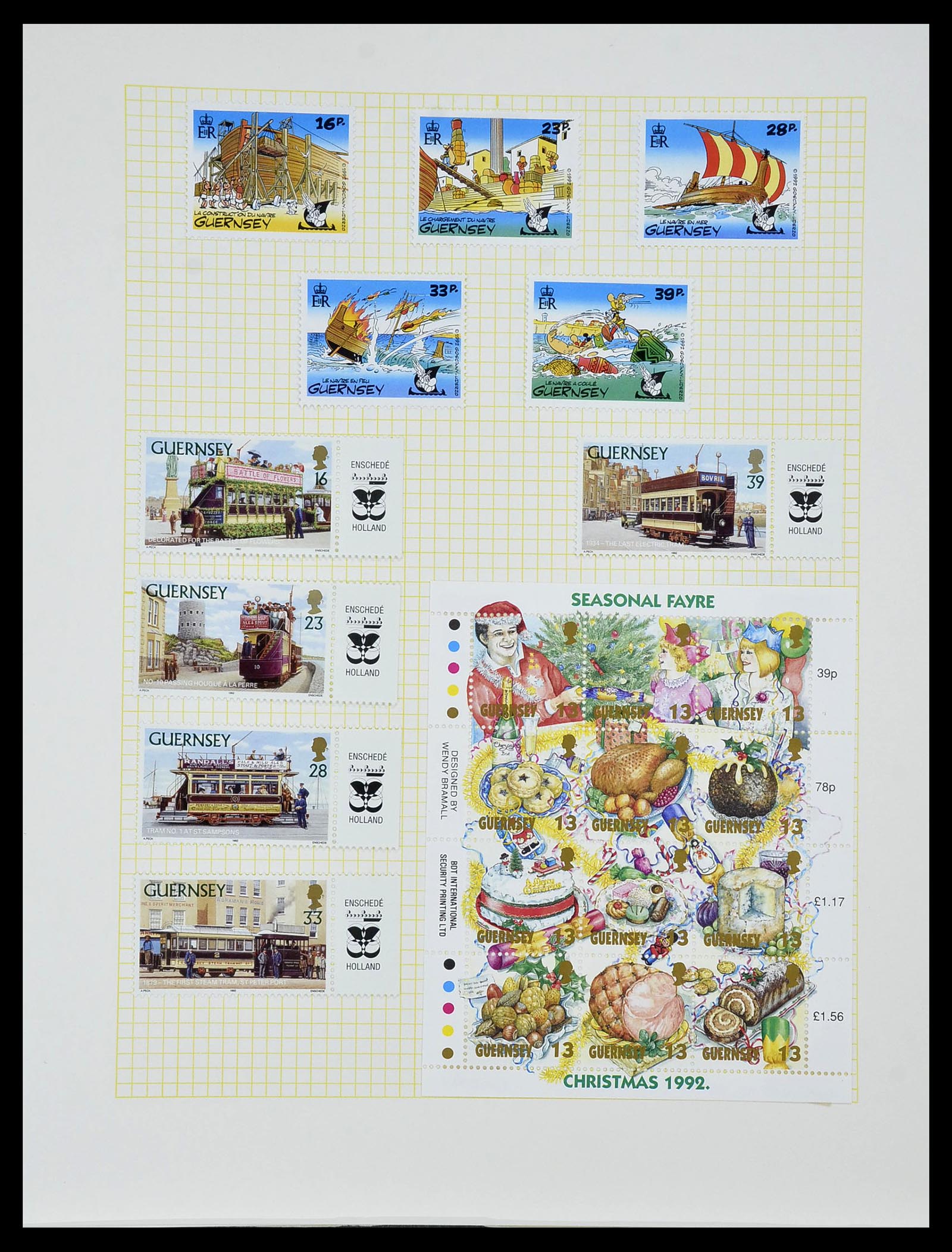 34337 095 - Stamp collection 34337 Guernsey and Alderney 1940-2018!