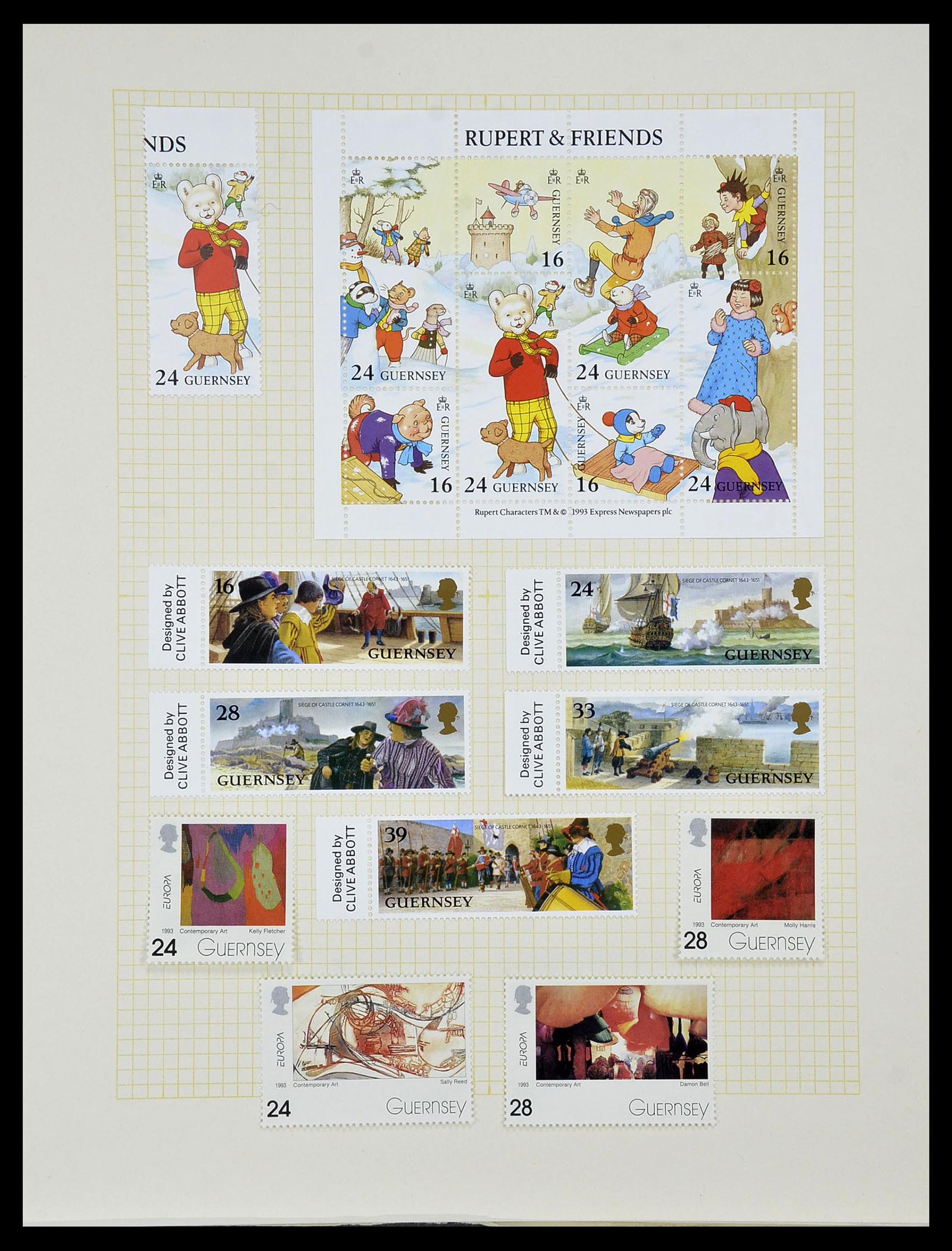 34337 097 - Stamp collection 34337 Guernsey and Alderney 1940-2018!