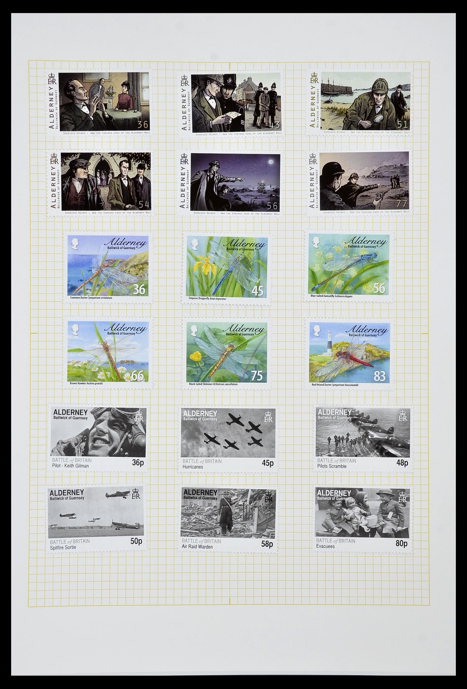34337 322 - Stamp collection 34337 Guernsey and Alderney 1940-2018!