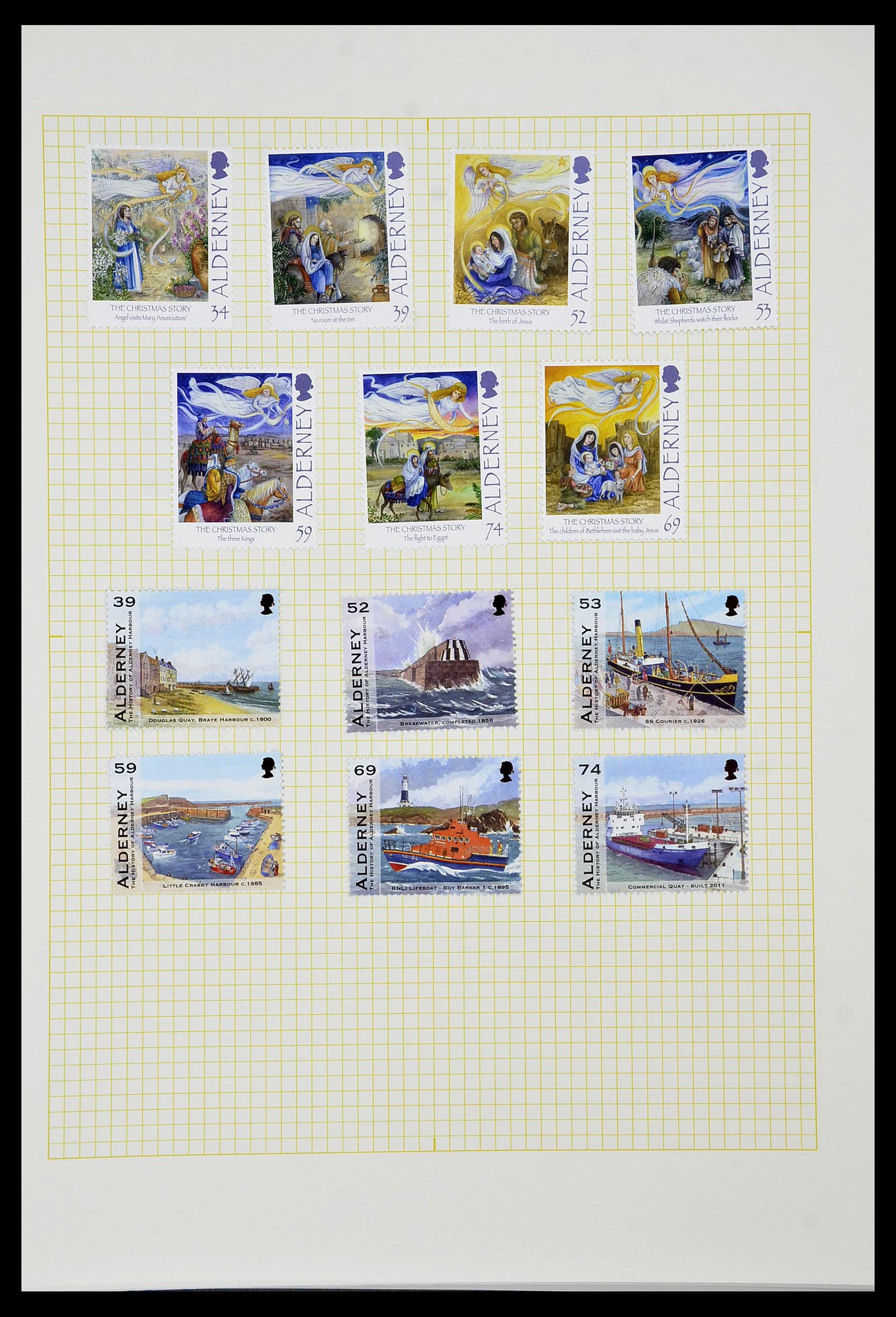 34337 331 - Stamp collection 34337 Guernsey and Alderney 1940-2018!