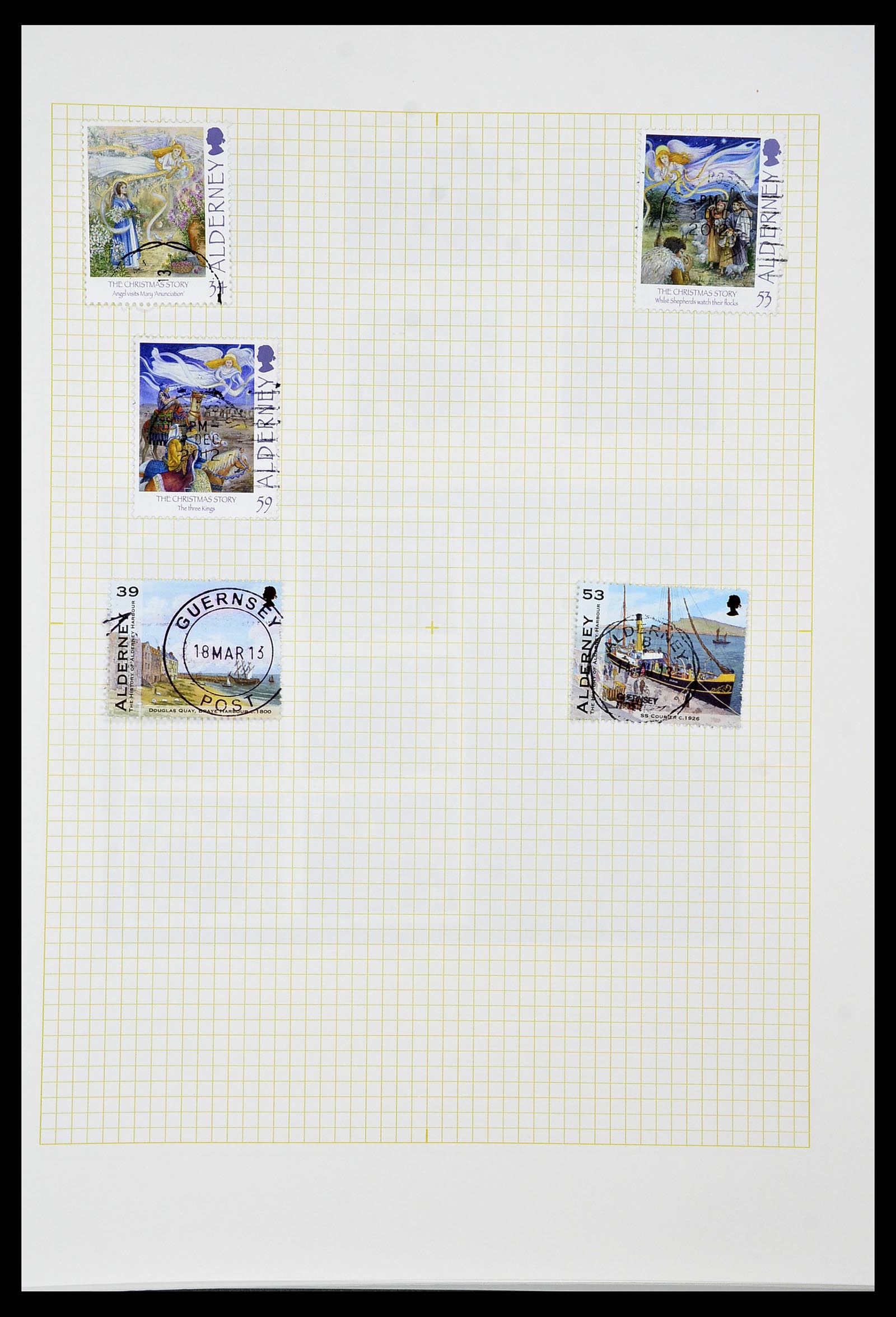 34337 332 - Stamp collection 34337 Guernsey and Alderney 1940-2018!