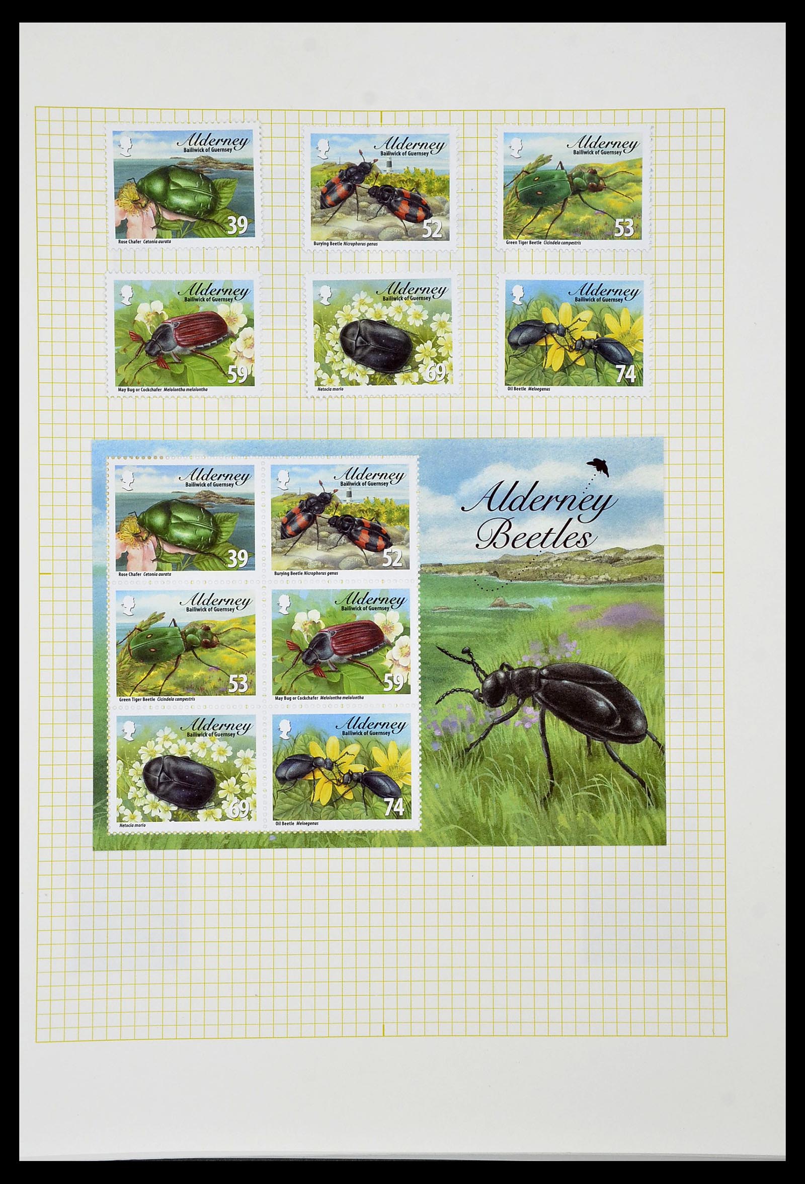34337 333 - Stamp collection 34337 Guernsey and Alderney 1940-2018!